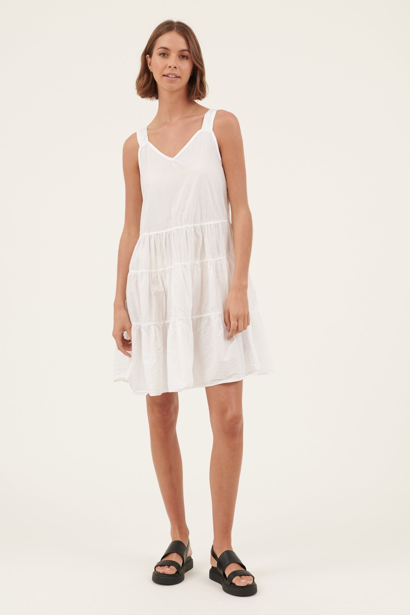 KEENIE SUNDRESS - BLANC - FINAL SALE - Primness