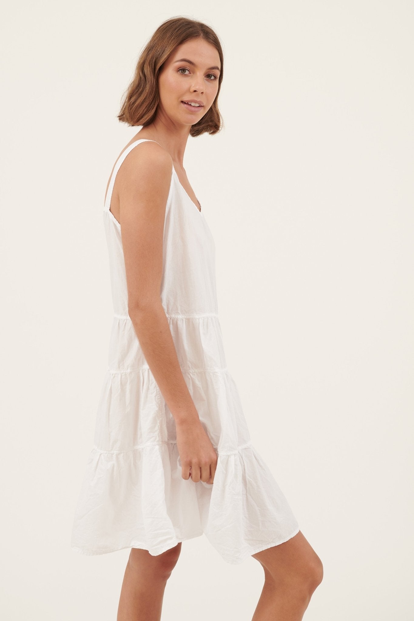 KEENIE SUNDRESS - BLANC - FINAL SALE - Primness