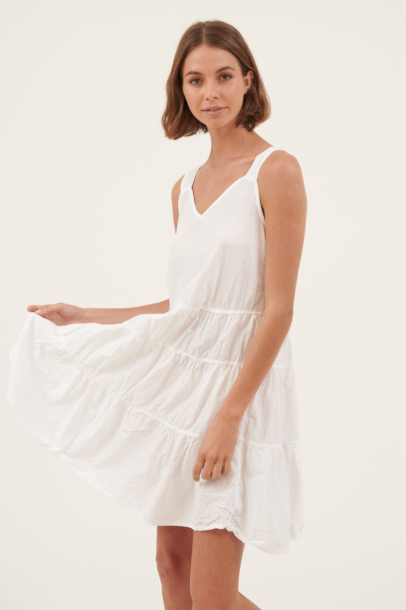 KEENIE SUNDRESS - BLANC - FINAL SALE - Primness