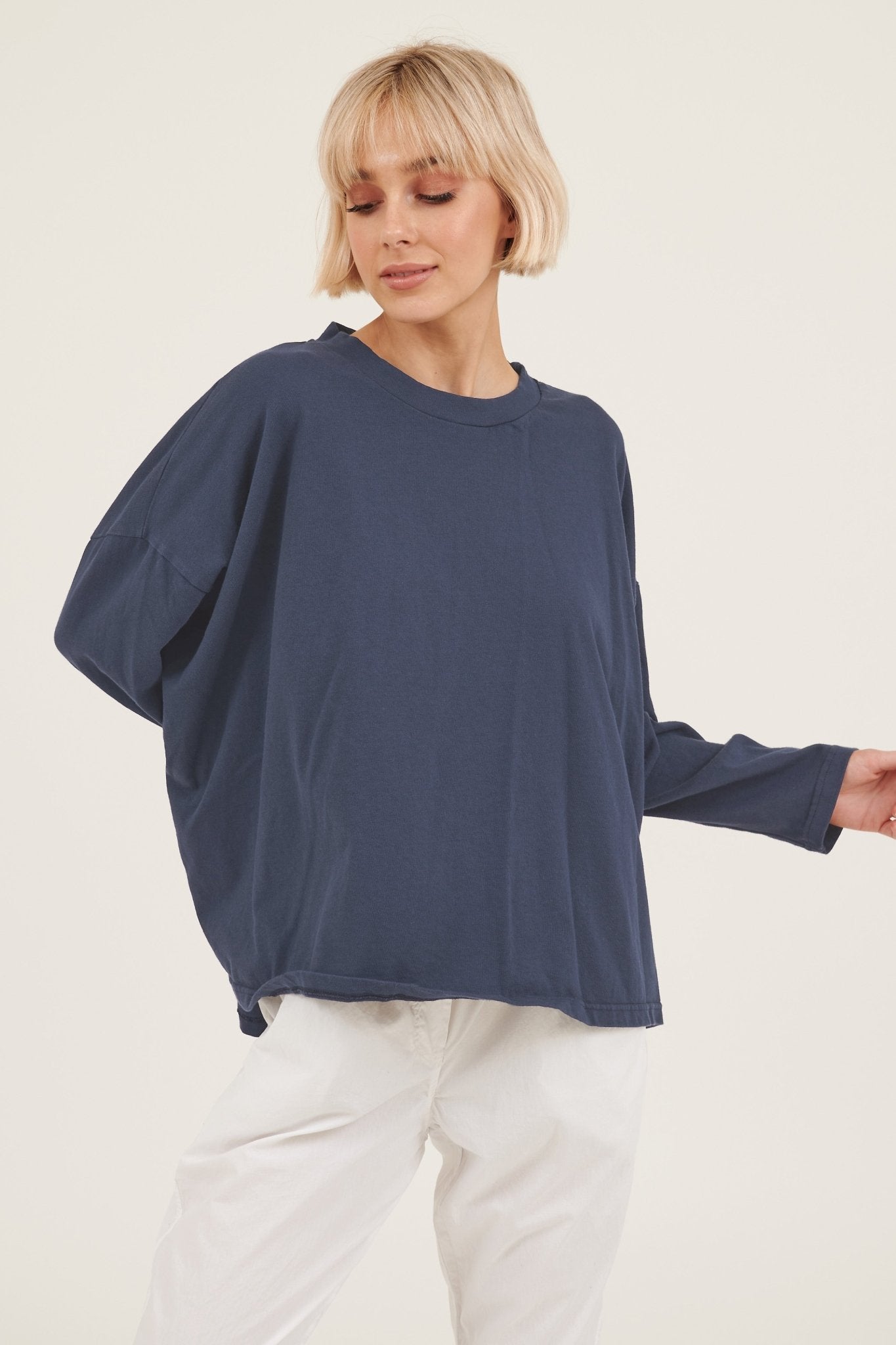 KIKI TOP - DARK NAVY - Primness