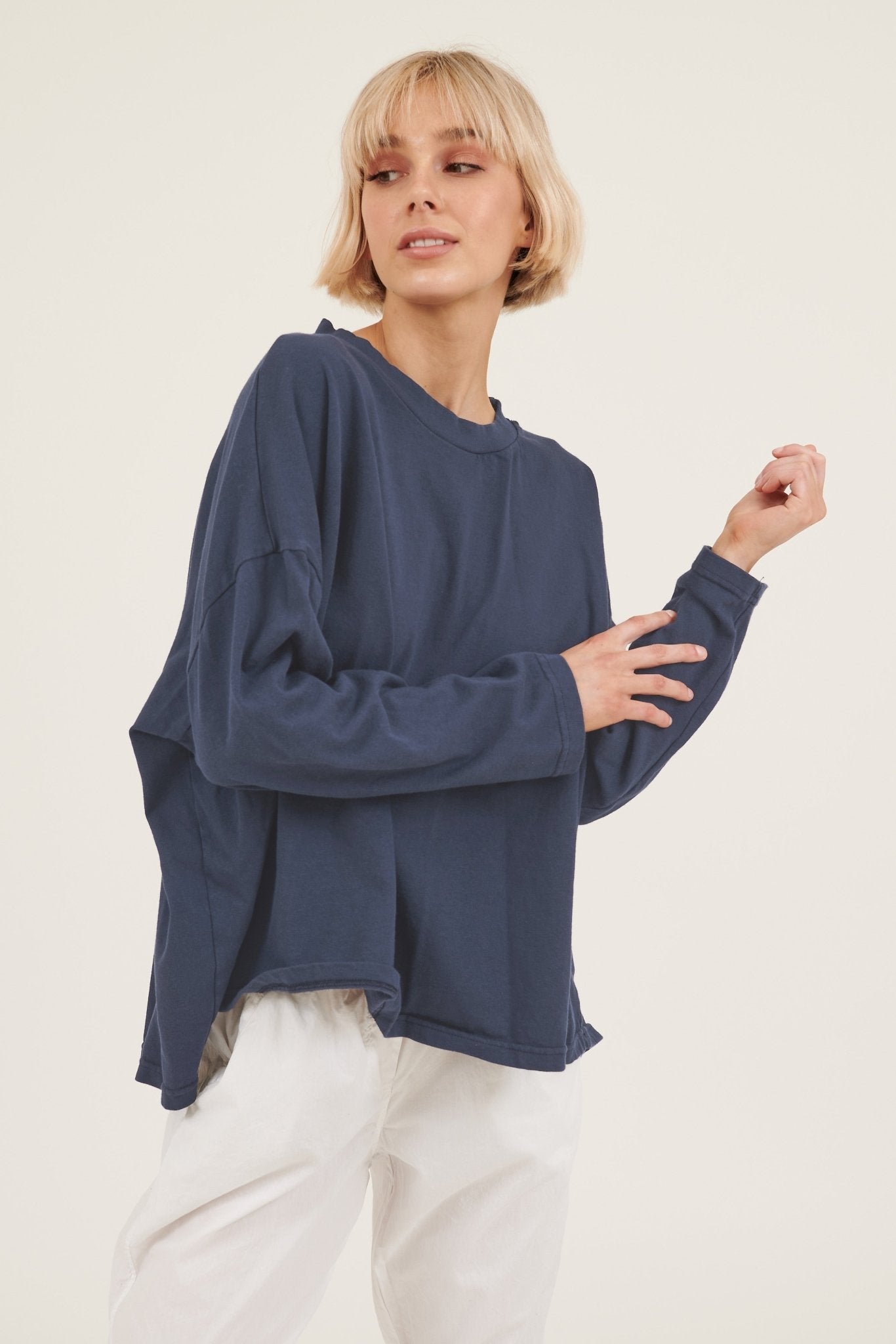 KIKI TOP - DARK NAVY - Primness