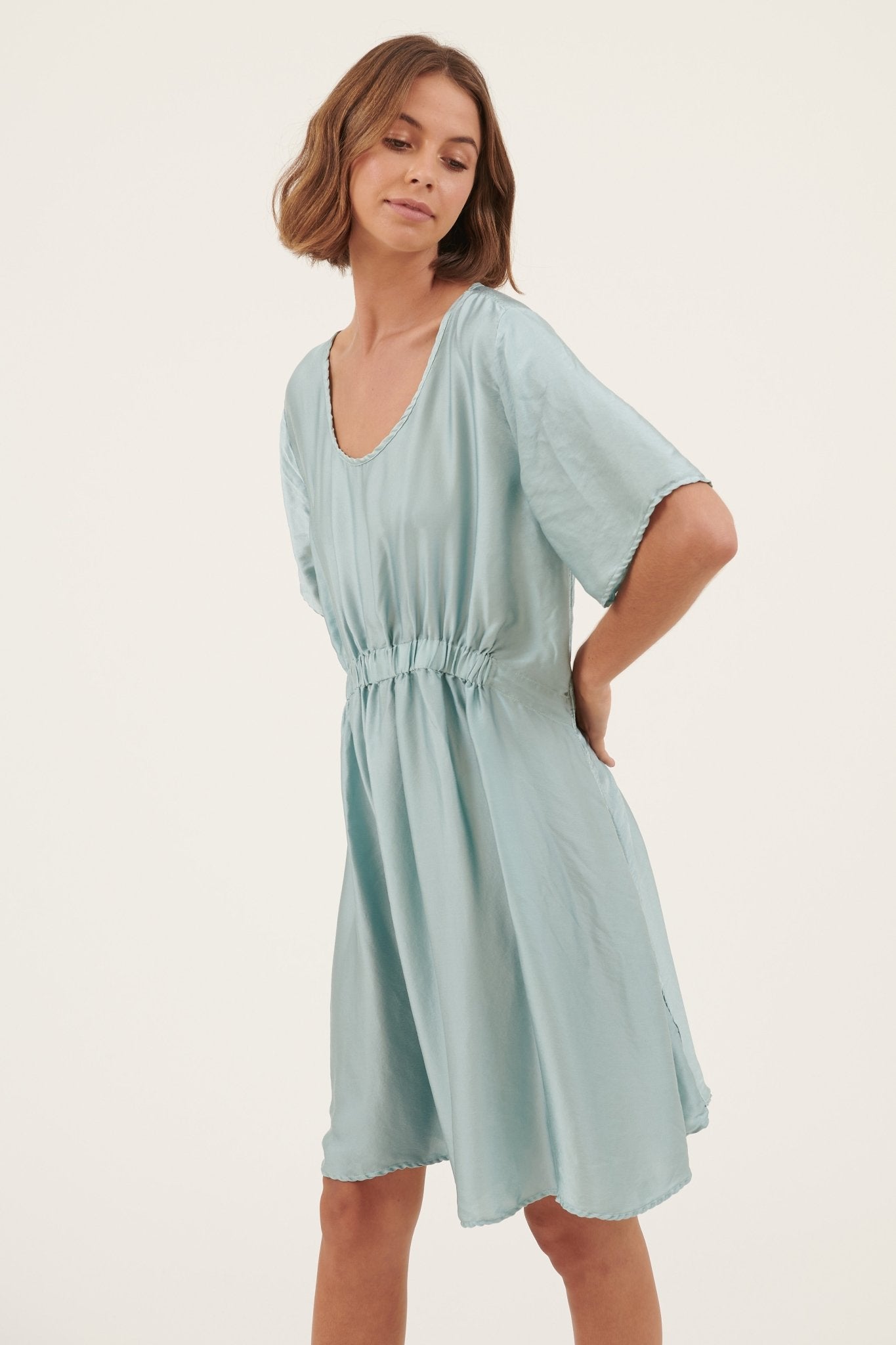 LA JETEE DRESS - LIQUID BLUE - FINAL SALE - Primness