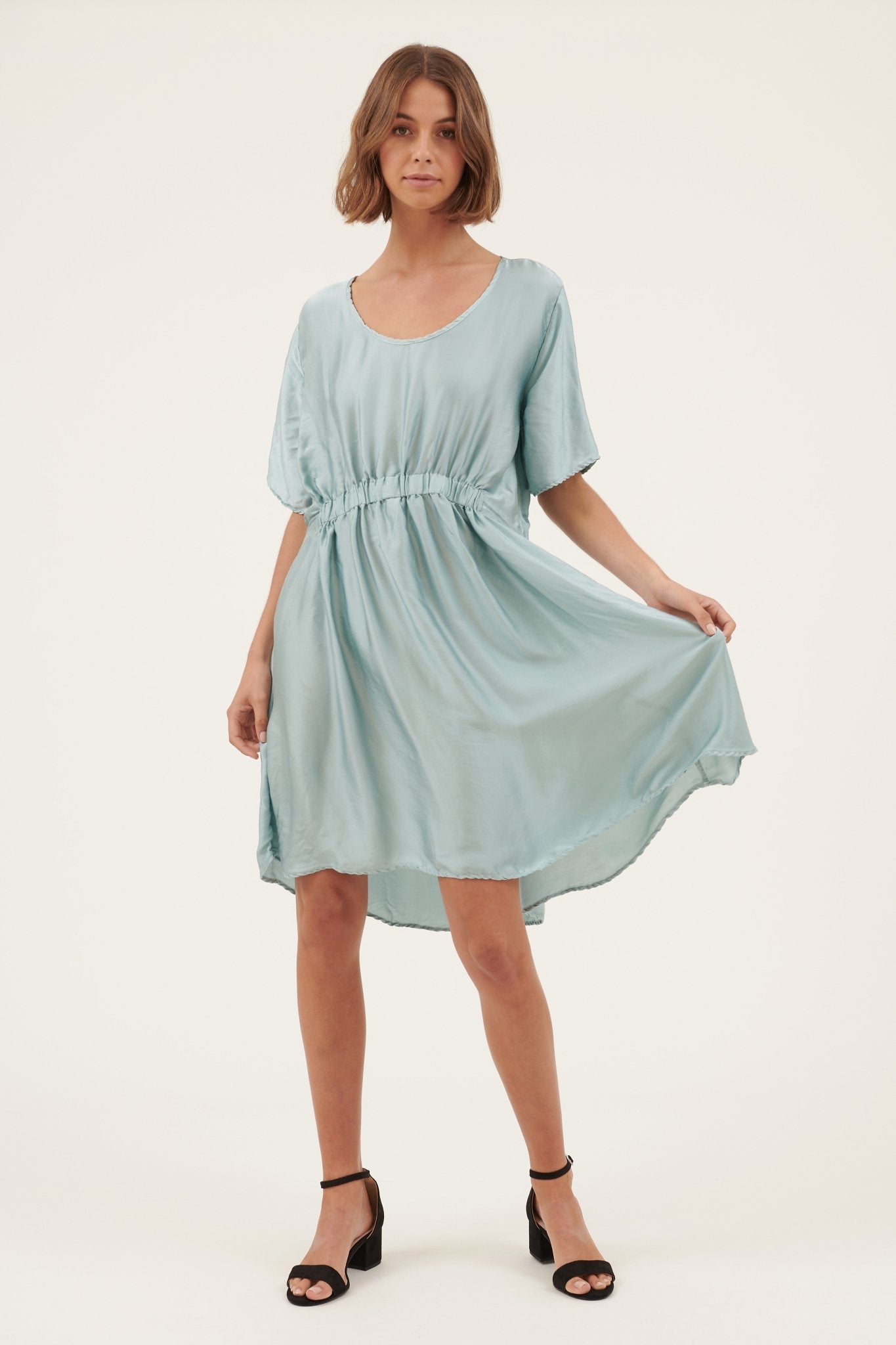 LA JETEE DRESS - LIQUID BLUE - FINAL SALE - Primness