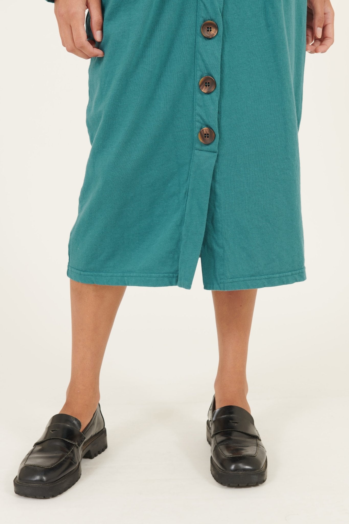 LINA PENCIL SKIRT - PEACOCK - FINAL SALE - Primness