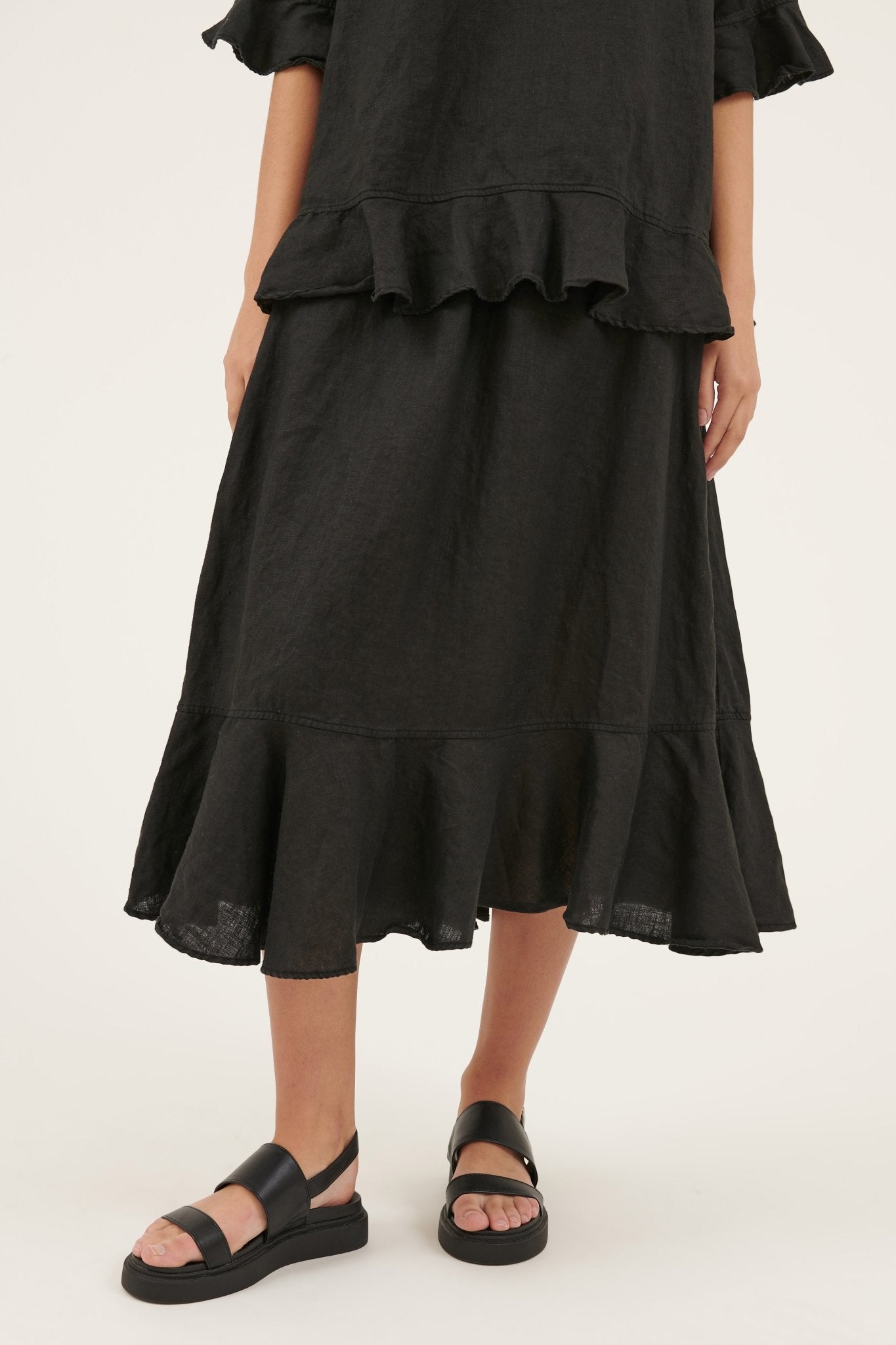 LITTLE COVE SKIRT - NOIR - FINAL SALE - Primness