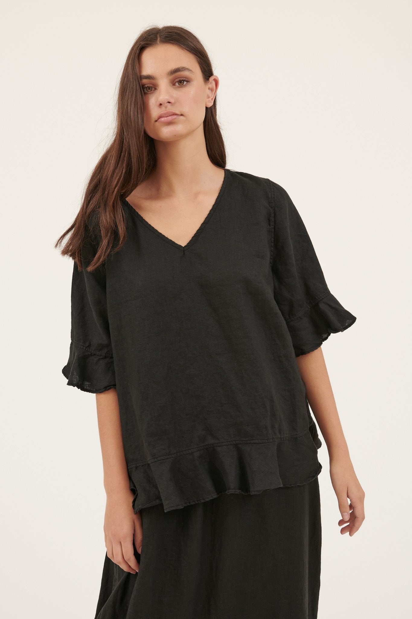 LITTLE COVE TOP - NOIR - FINAL SALE - Primness