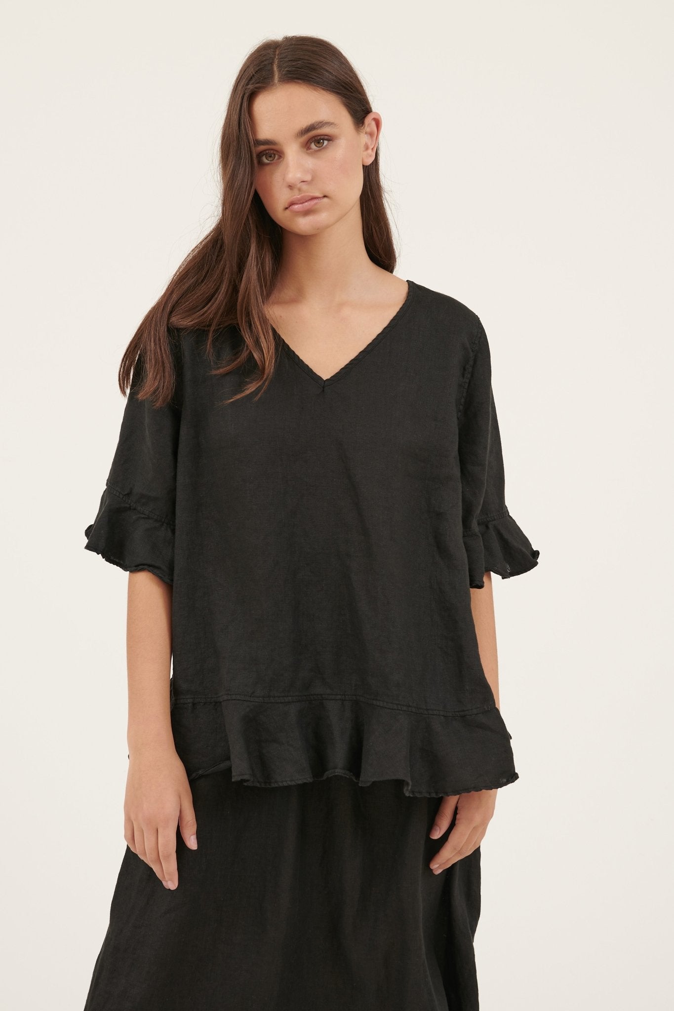 LITTLE COVE TOP - NOIR - FINAL SALE - Primness