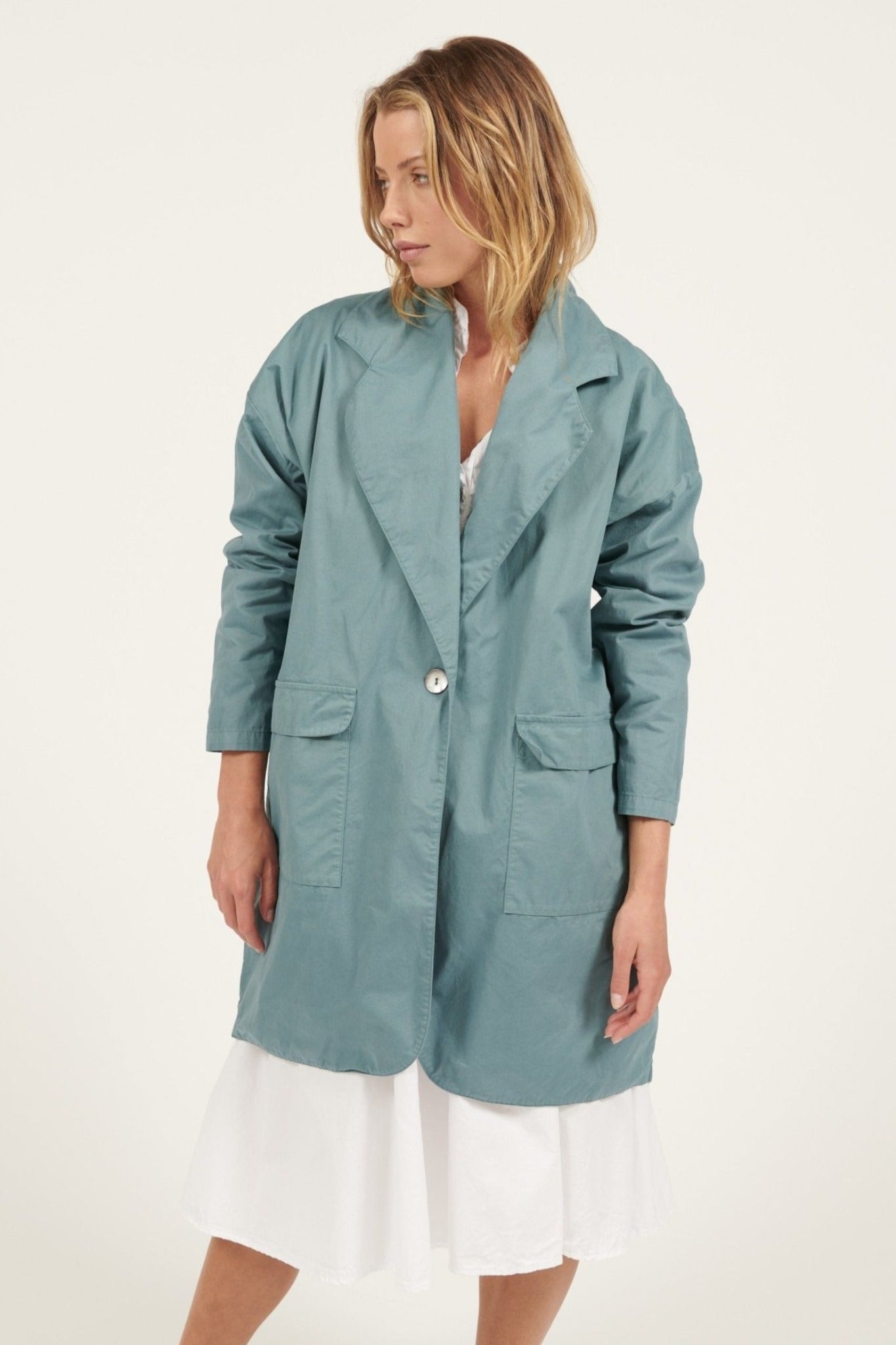 LONLON BLAZER - TEAL - Primness