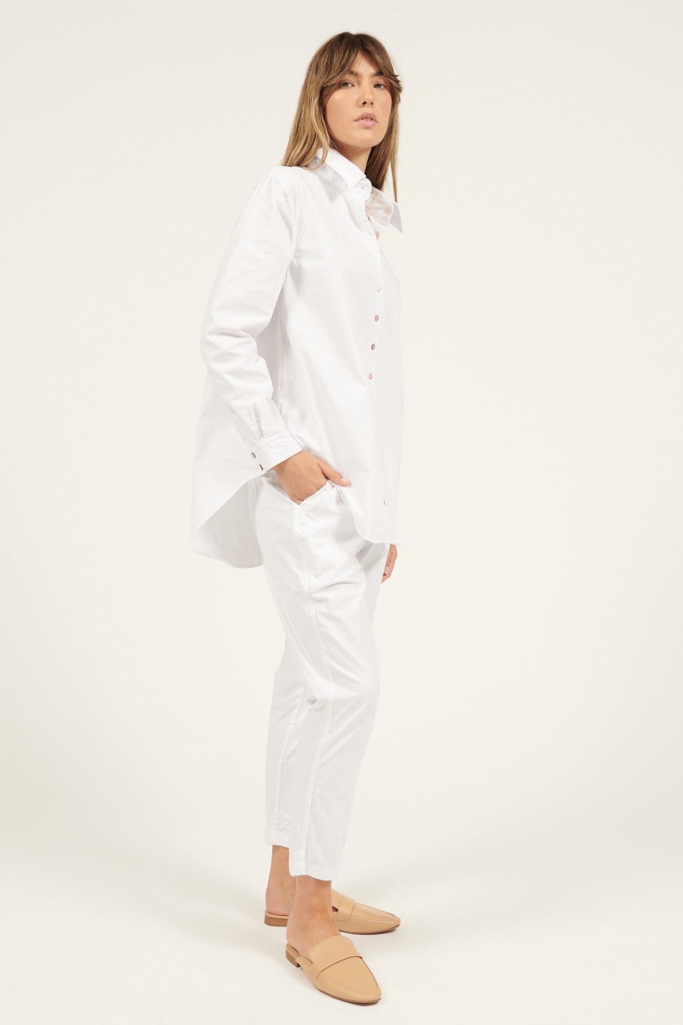 LONLON PANT - BLANC (PRE-ORDER) - Primness