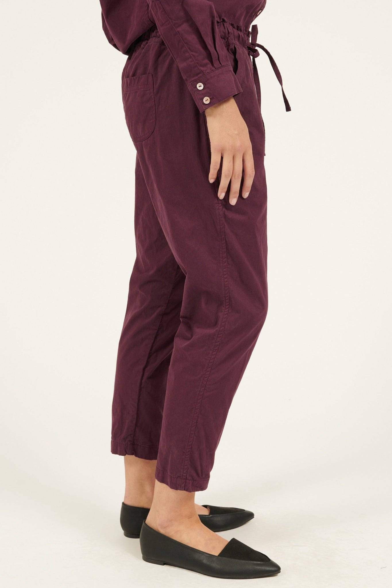 LONLON PANT - PLUM (PRE-ORDER) - Primness