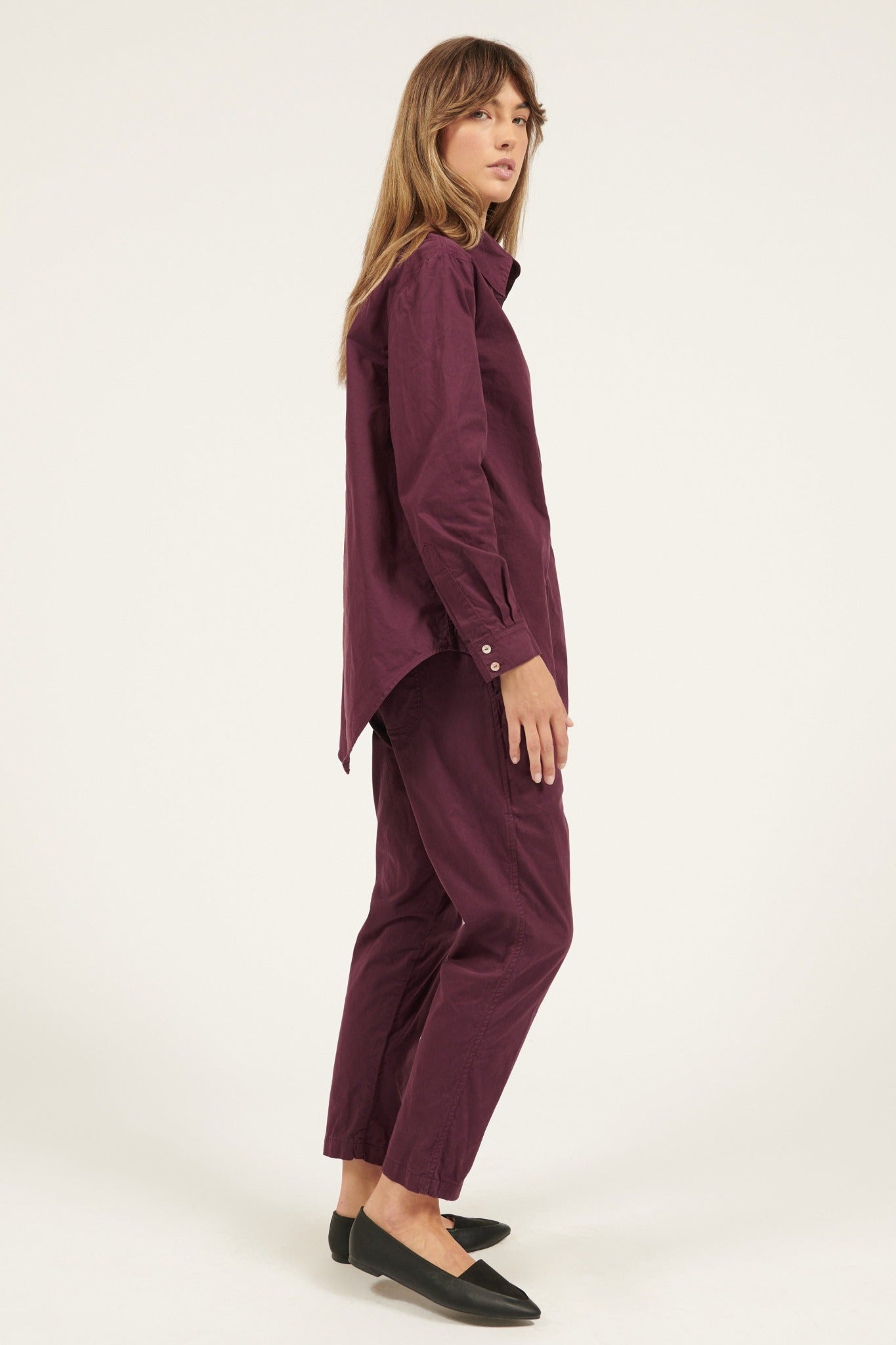 LONLON PANT - PLUM (PRE-ORDER) - Primness