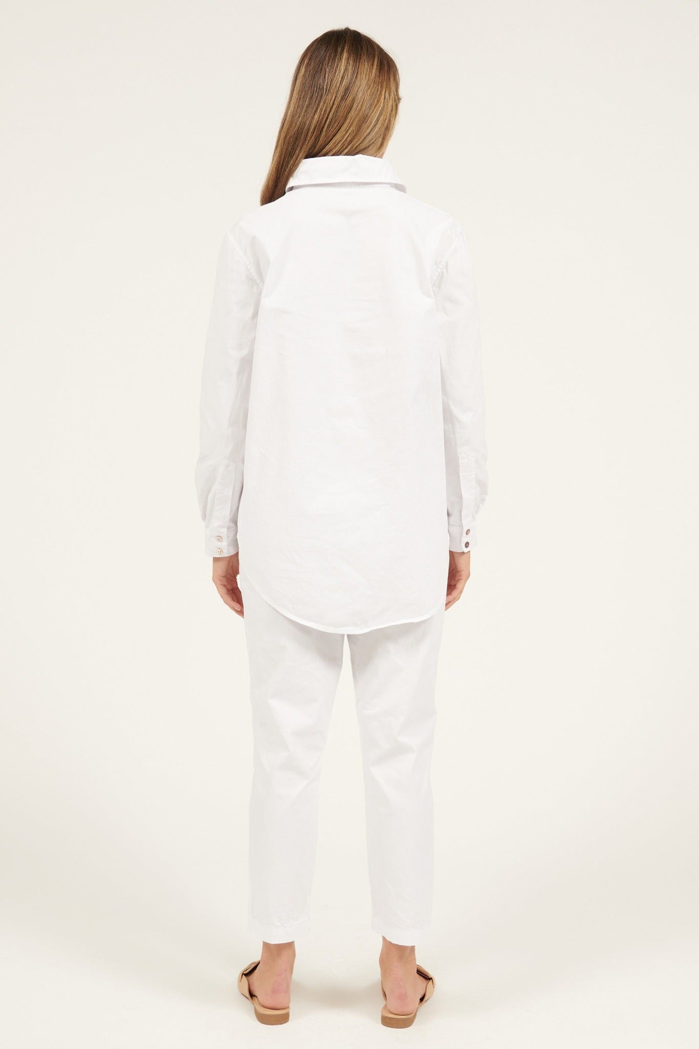 LONLON SHIRT - BLANC (PRE-ORDER) - Primness