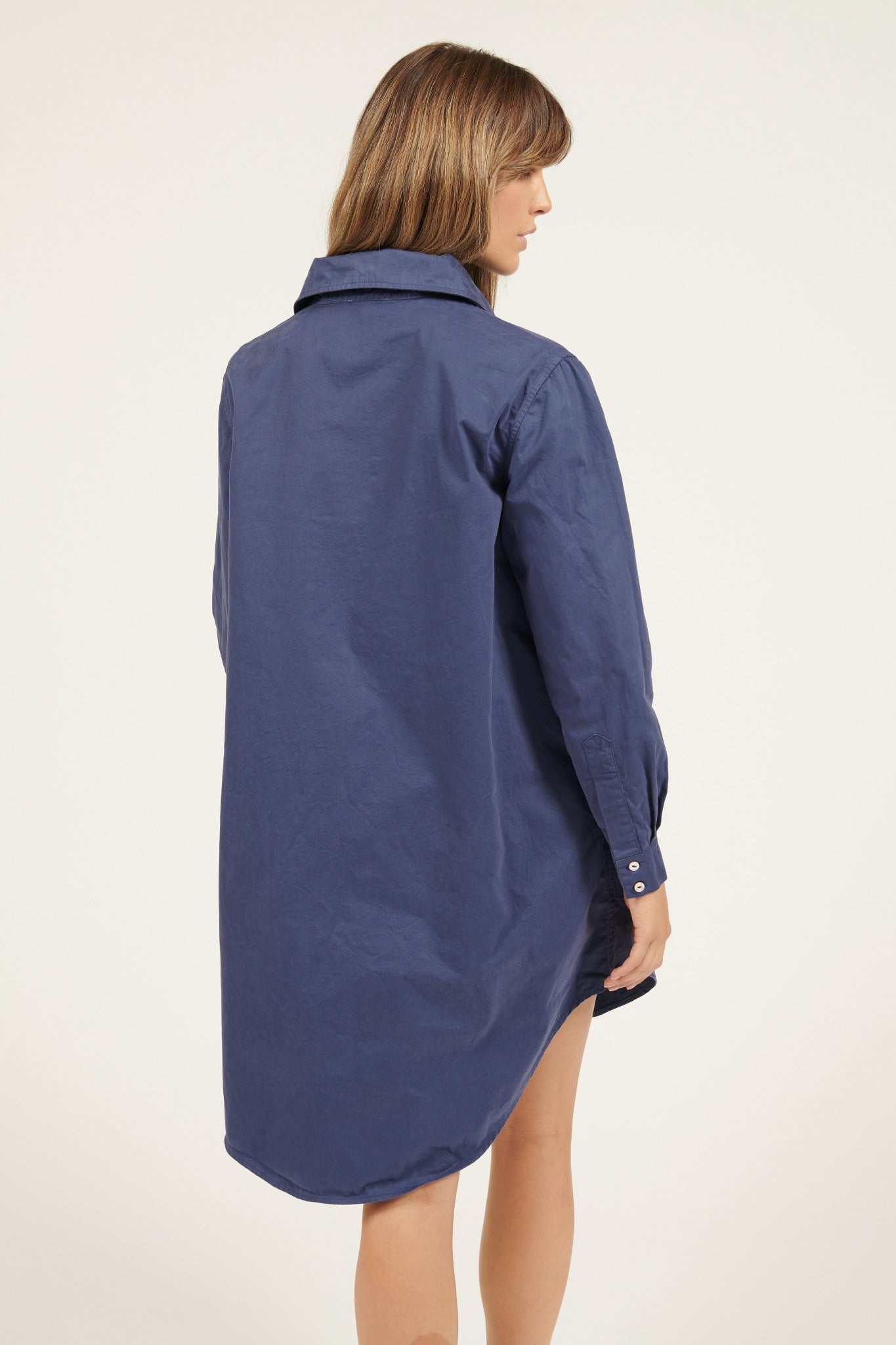 LONLON SHIRT DRESS - BLUE TUNE (PRE-ORDER) - Primness