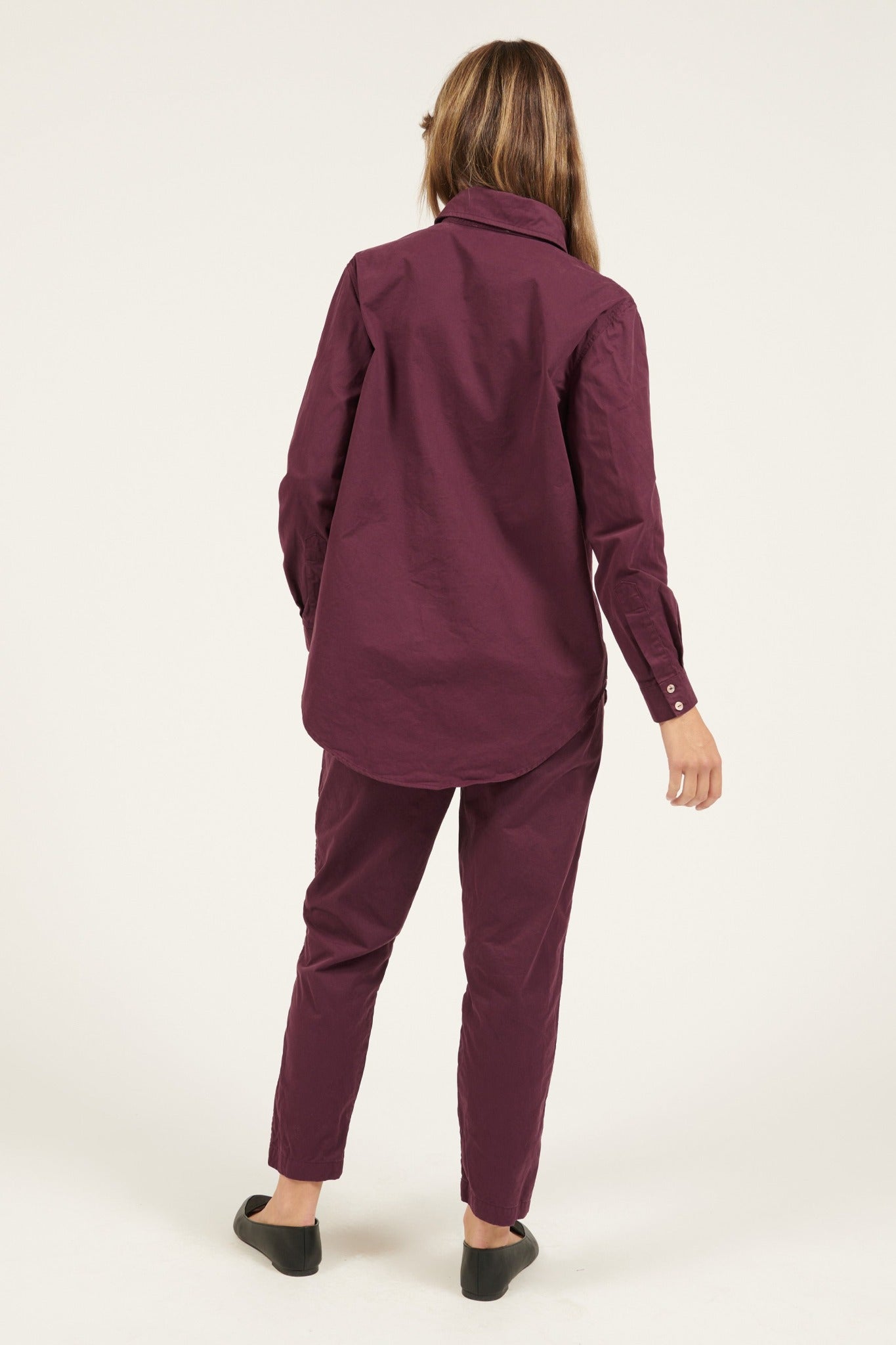 LONLON SHIRT - PLUM (PRE-ORDER) - Primness