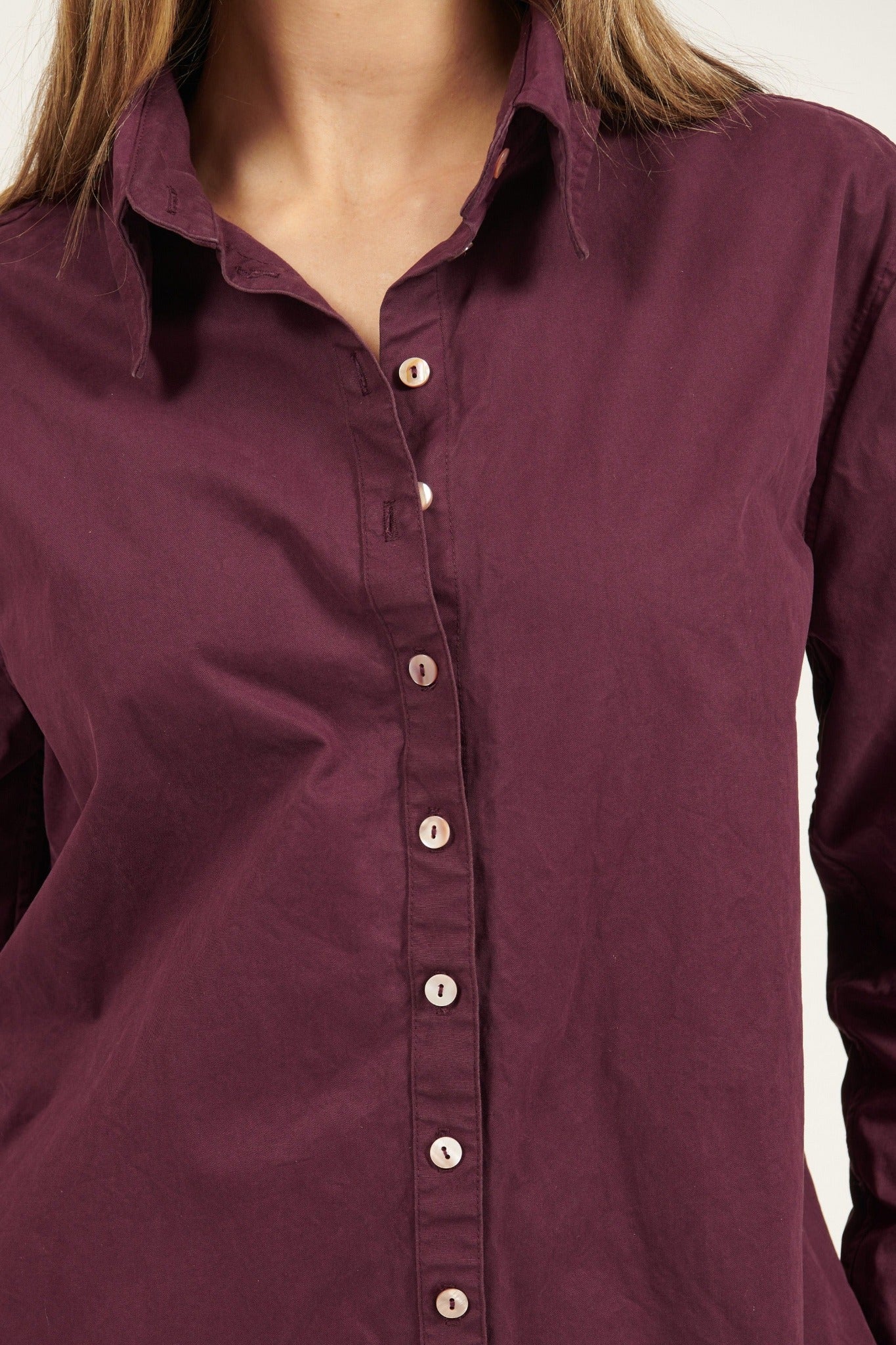 LONLON SHIRT - PLUM (PRE-ORDER) - Primness