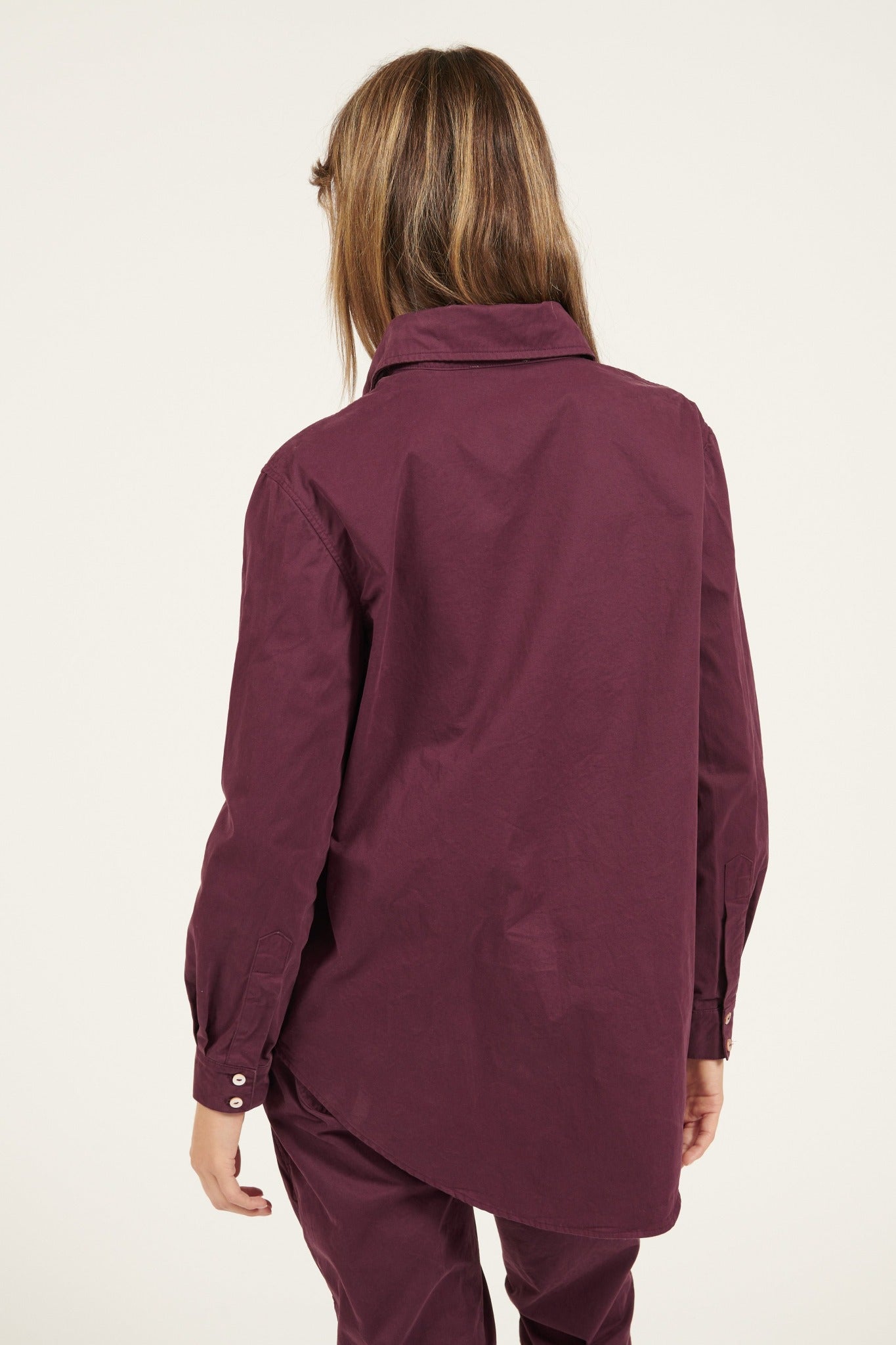 LONLON SHIRT - PLUM (PRE-ORDER) - Primness