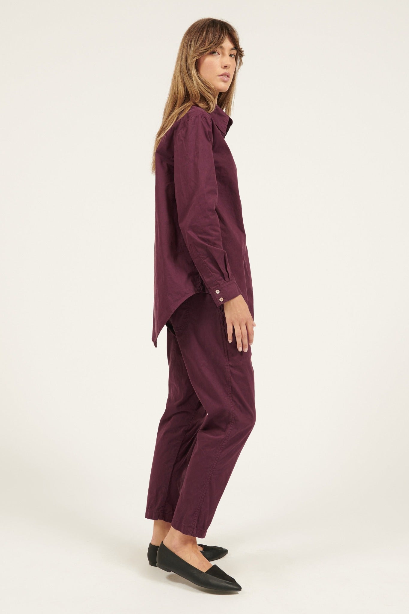 LONLON SHIRT - PLUM (PRE-ORDER) - Primness