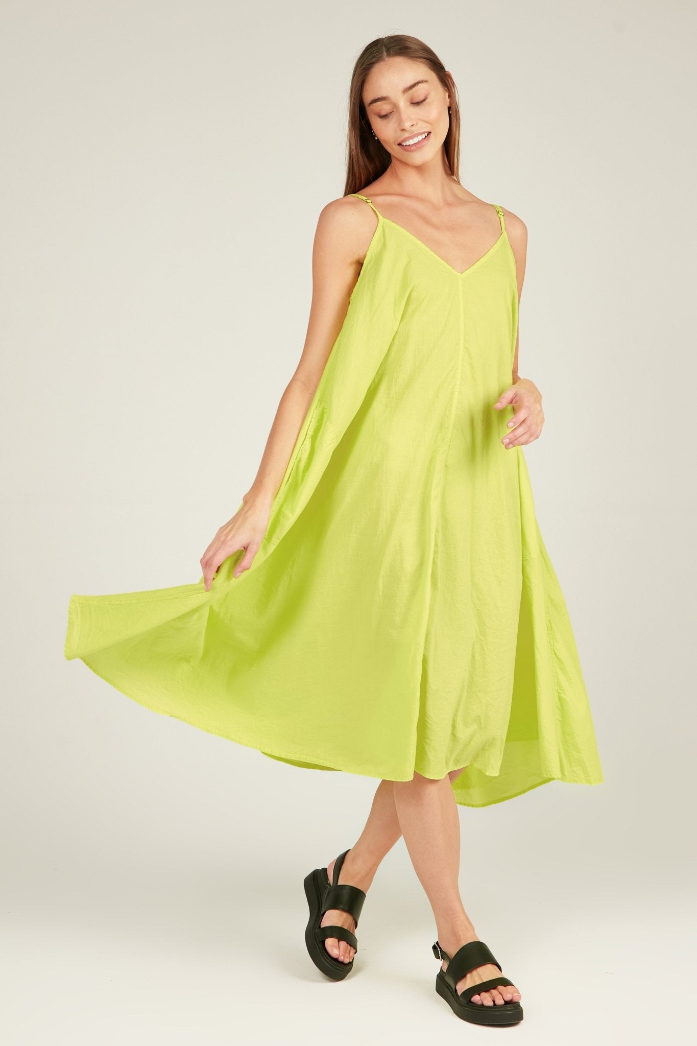 LOURVE SUNDRESS - LIME - Primness