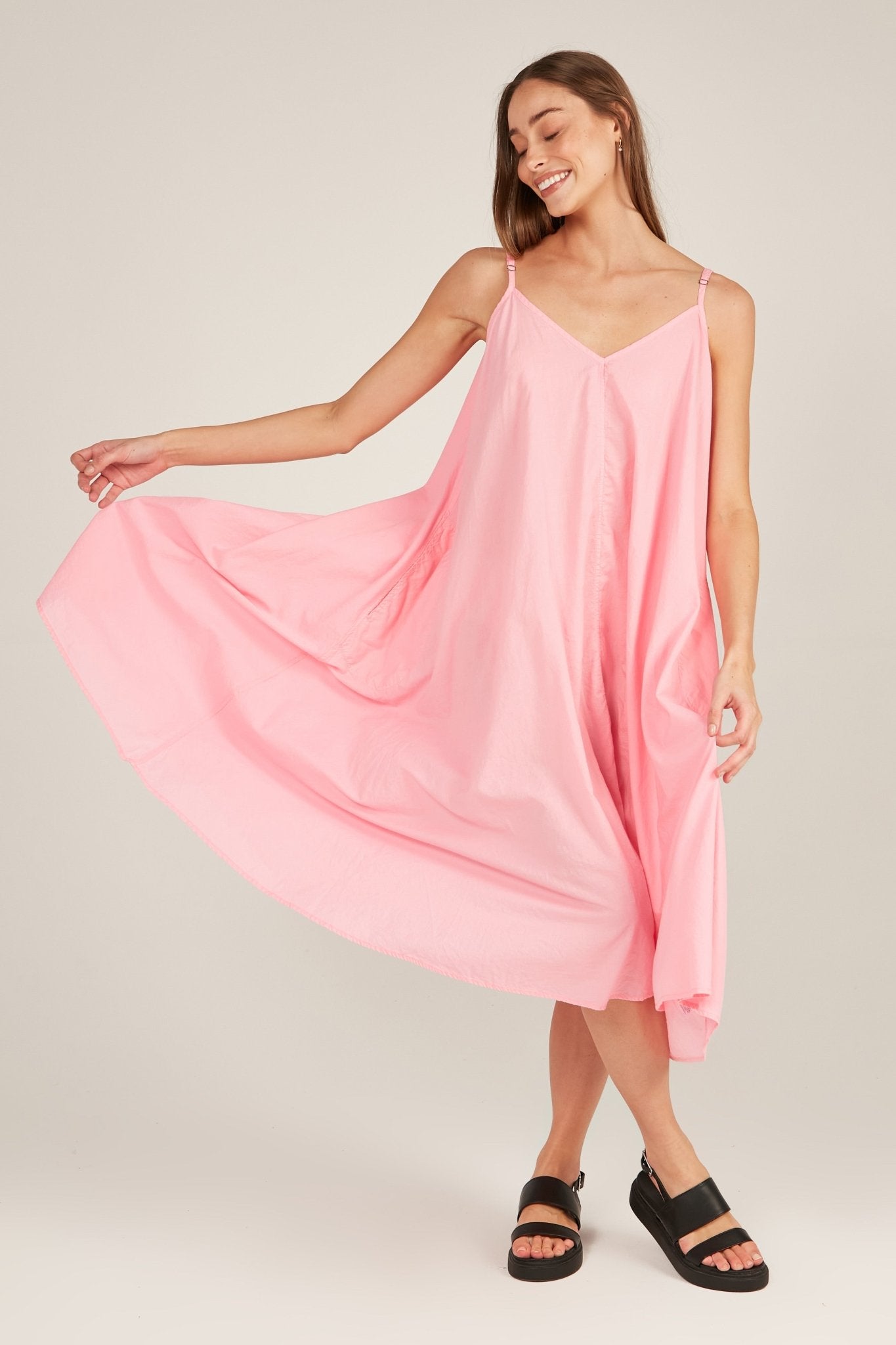 LOURVE SUNDRESS - TAFFY PINK - Primness