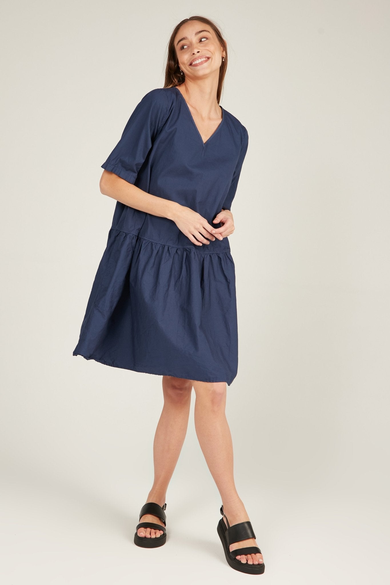 LOVE DRESS - DARK NAVY (PRE-ORDER) - Primness