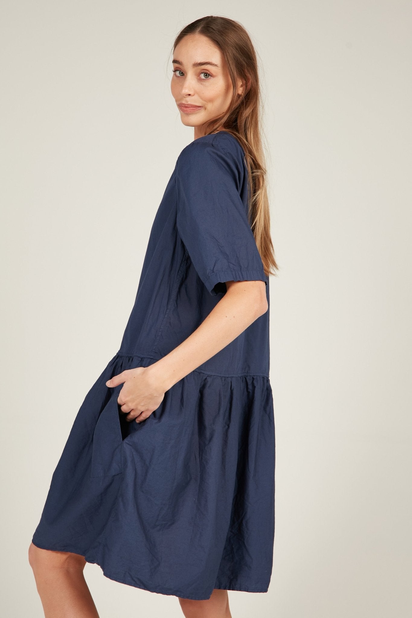 LOVE DRESS - DARK NAVY (PRE-ORDER) - Primness