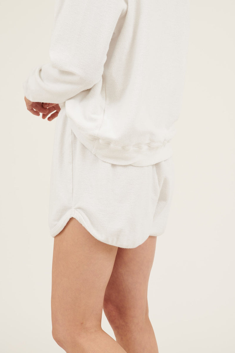 LOVER TERRY SHORTS - BLANC - FINAL SALE - Primness