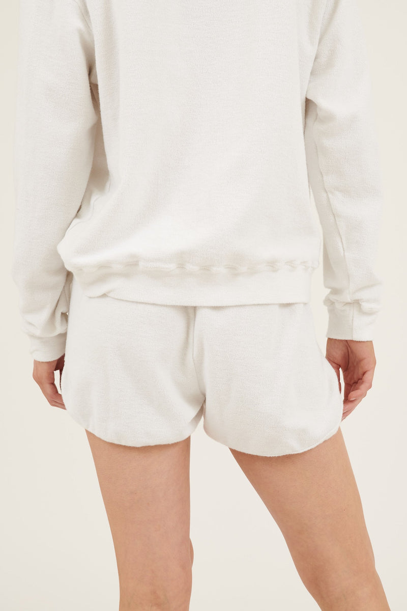 LOVER TERRY SHORTS - BLANC - FINAL SALE - Primness