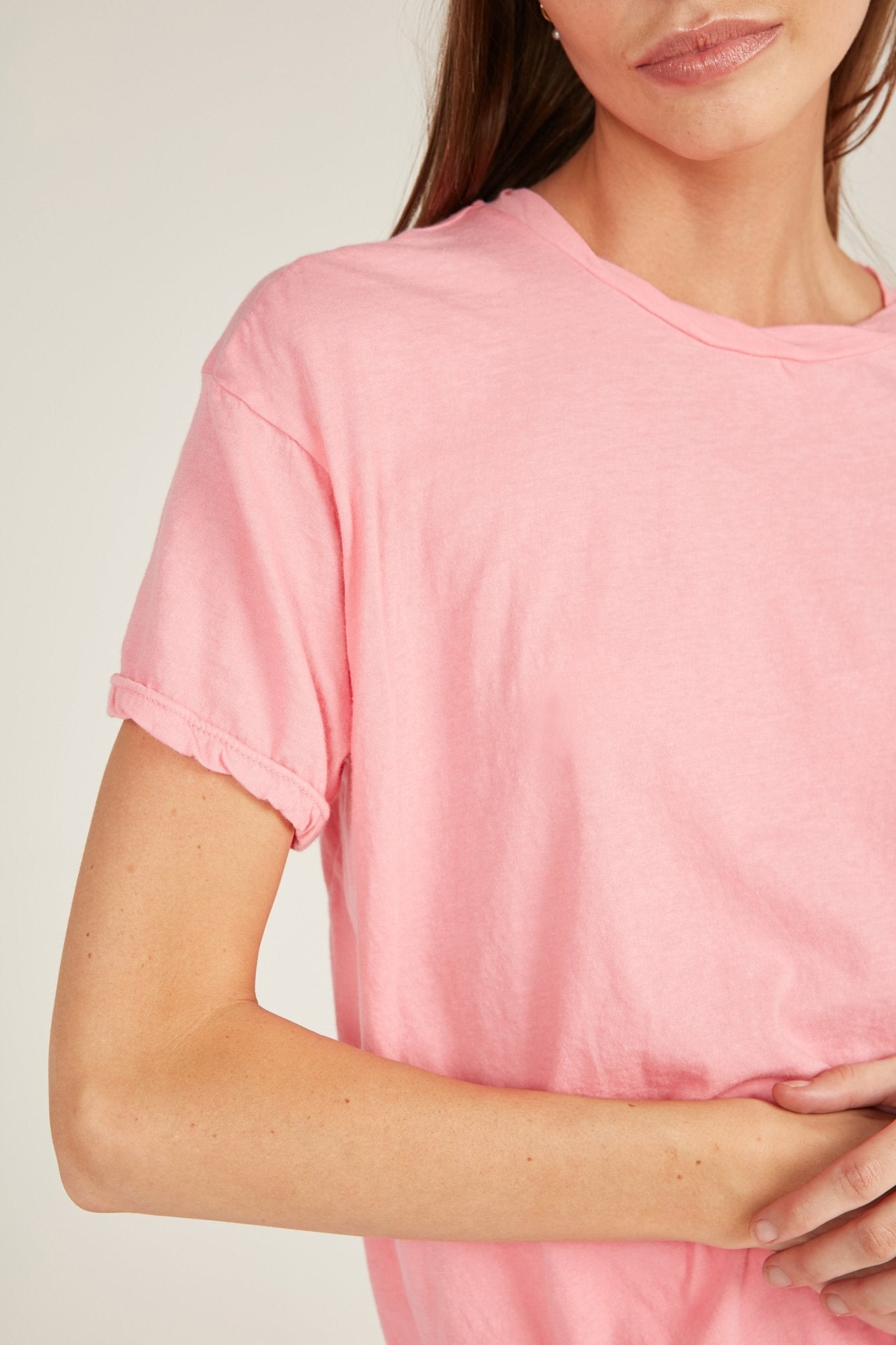 LUCKIE TEE - TAFFY PINK - Primness