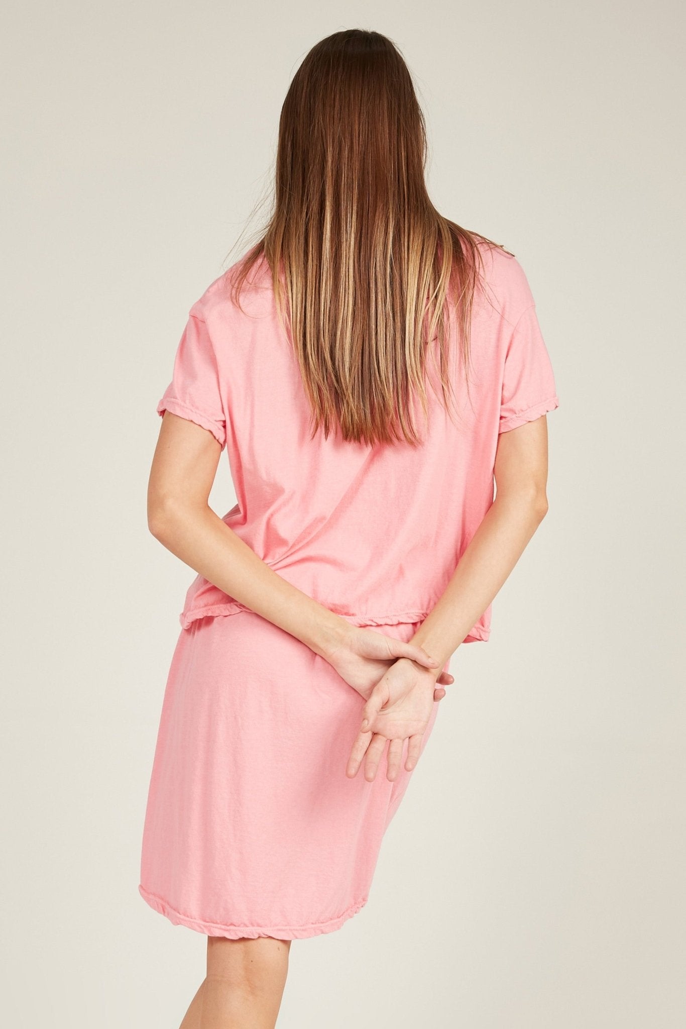 LUCKIE TEE - TAFFY PINK - Primness