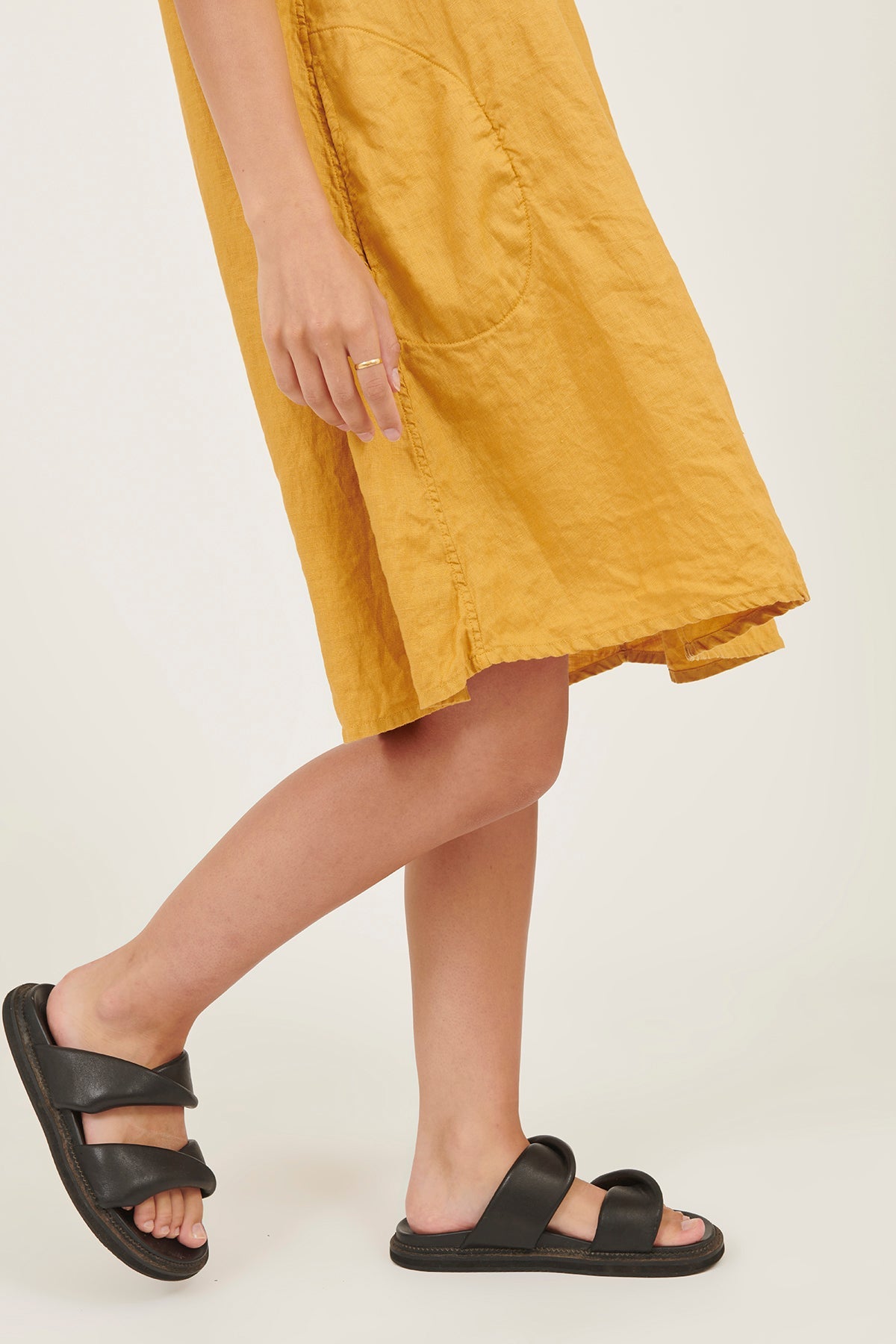 MIA TEE DRESS - AMBER - Primness