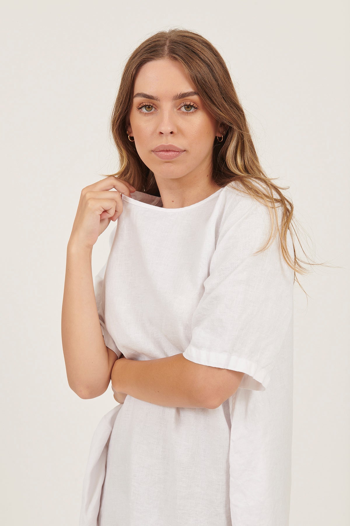 MIA TEE DRESS - BLANC - Primness