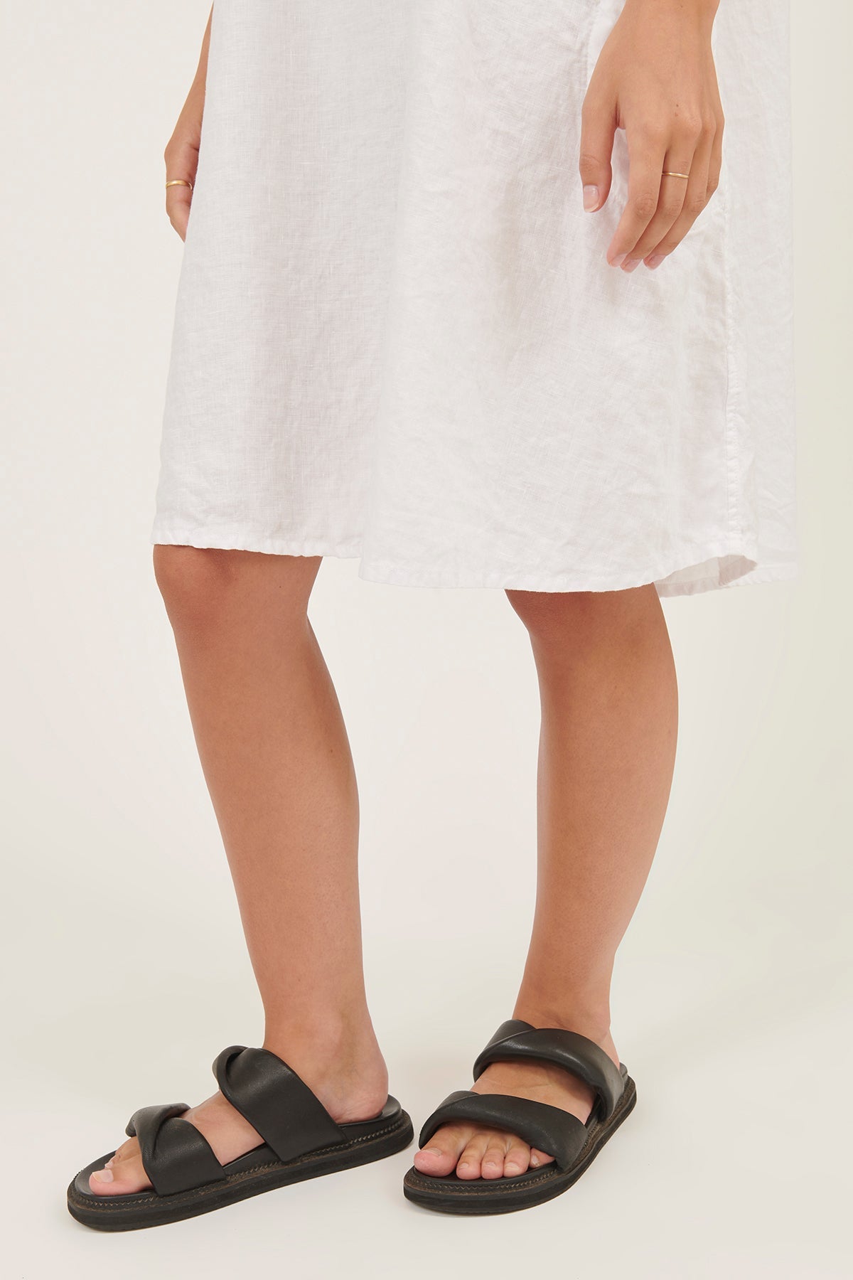 MIA TEE DRESS - BLANC - Primness