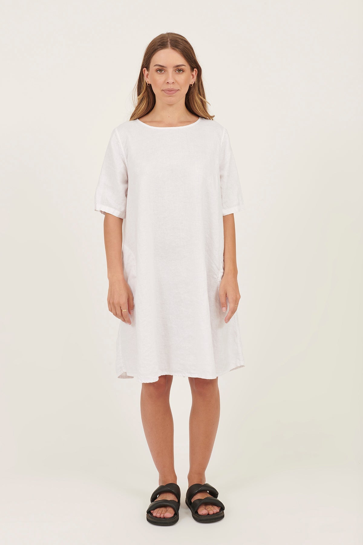 MIA TEE DRESS - BLANC - Primness