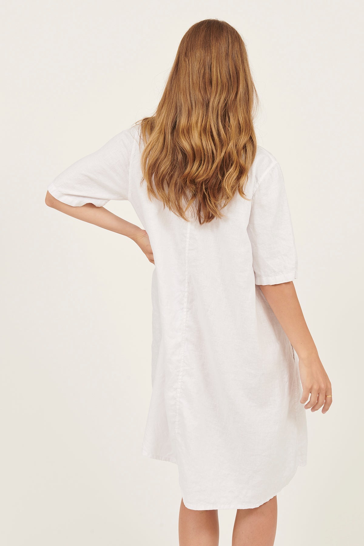 MIA TEE DRESS - BLANC - Primness