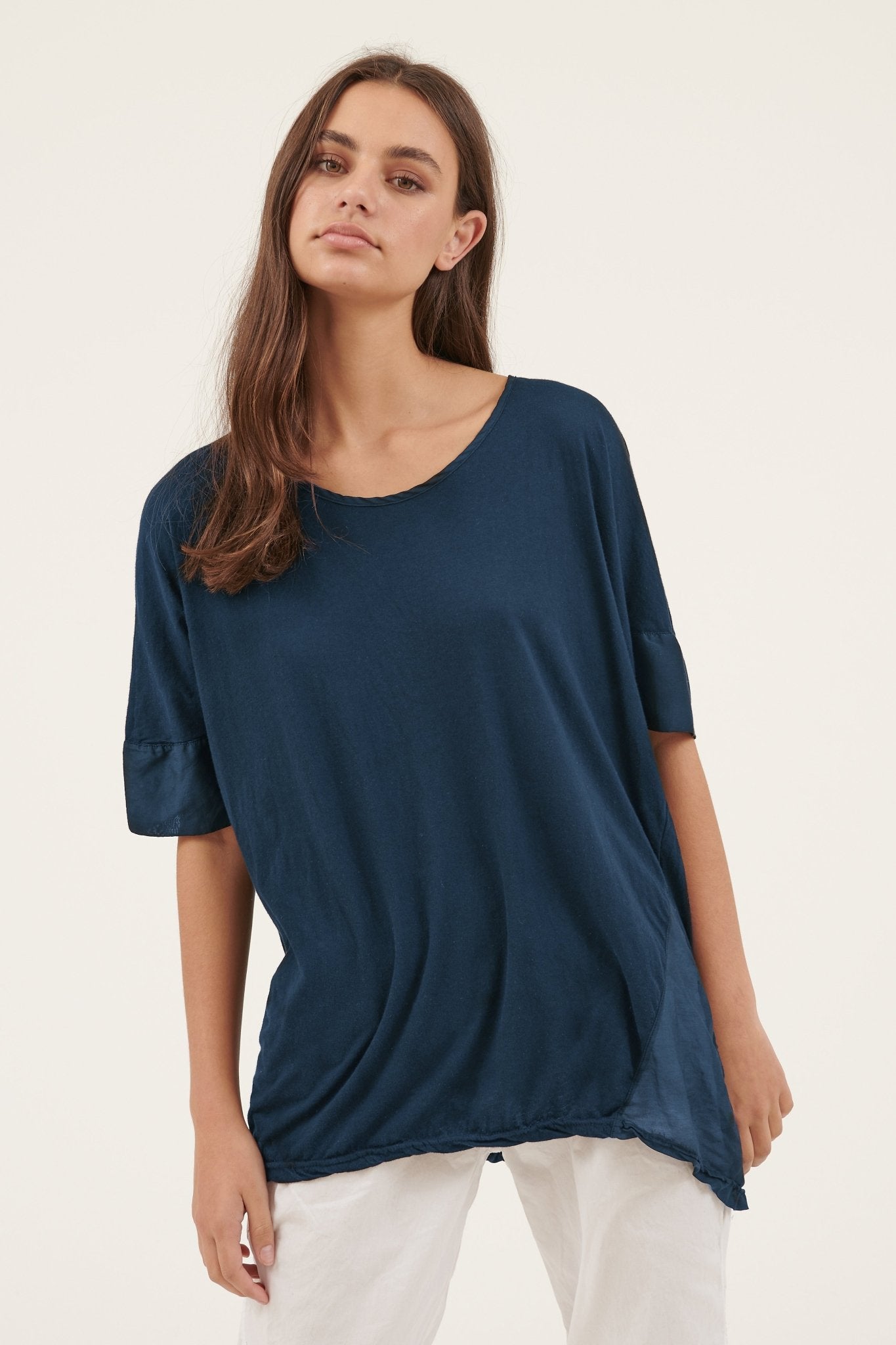 MINK TEE - DARK NAVY - Primness