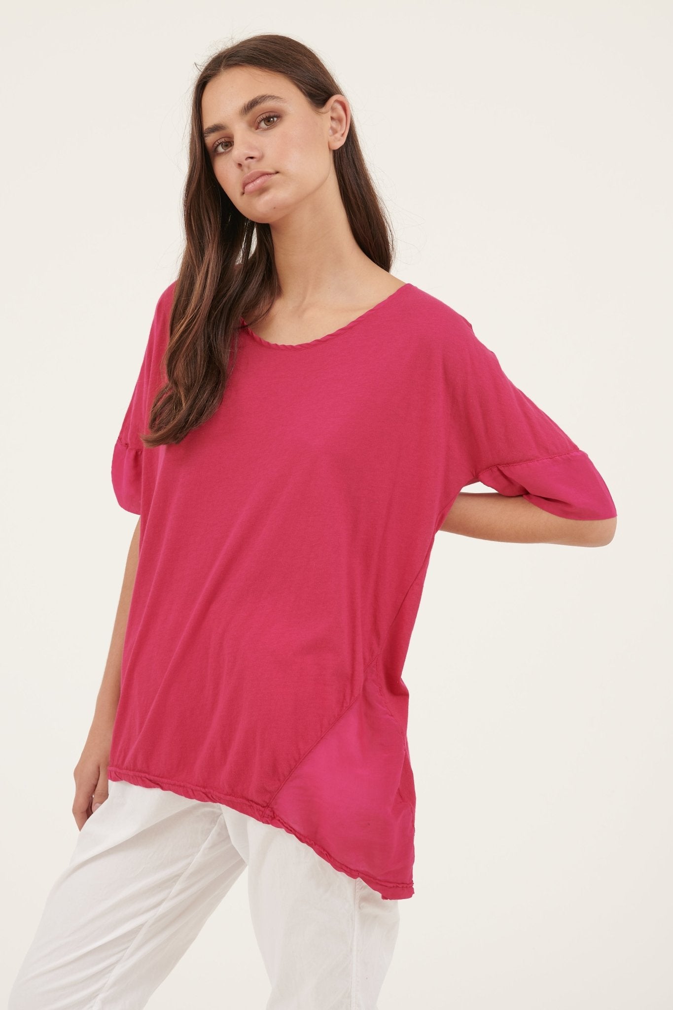 MINK TEE - RAZZA PINK - Primness