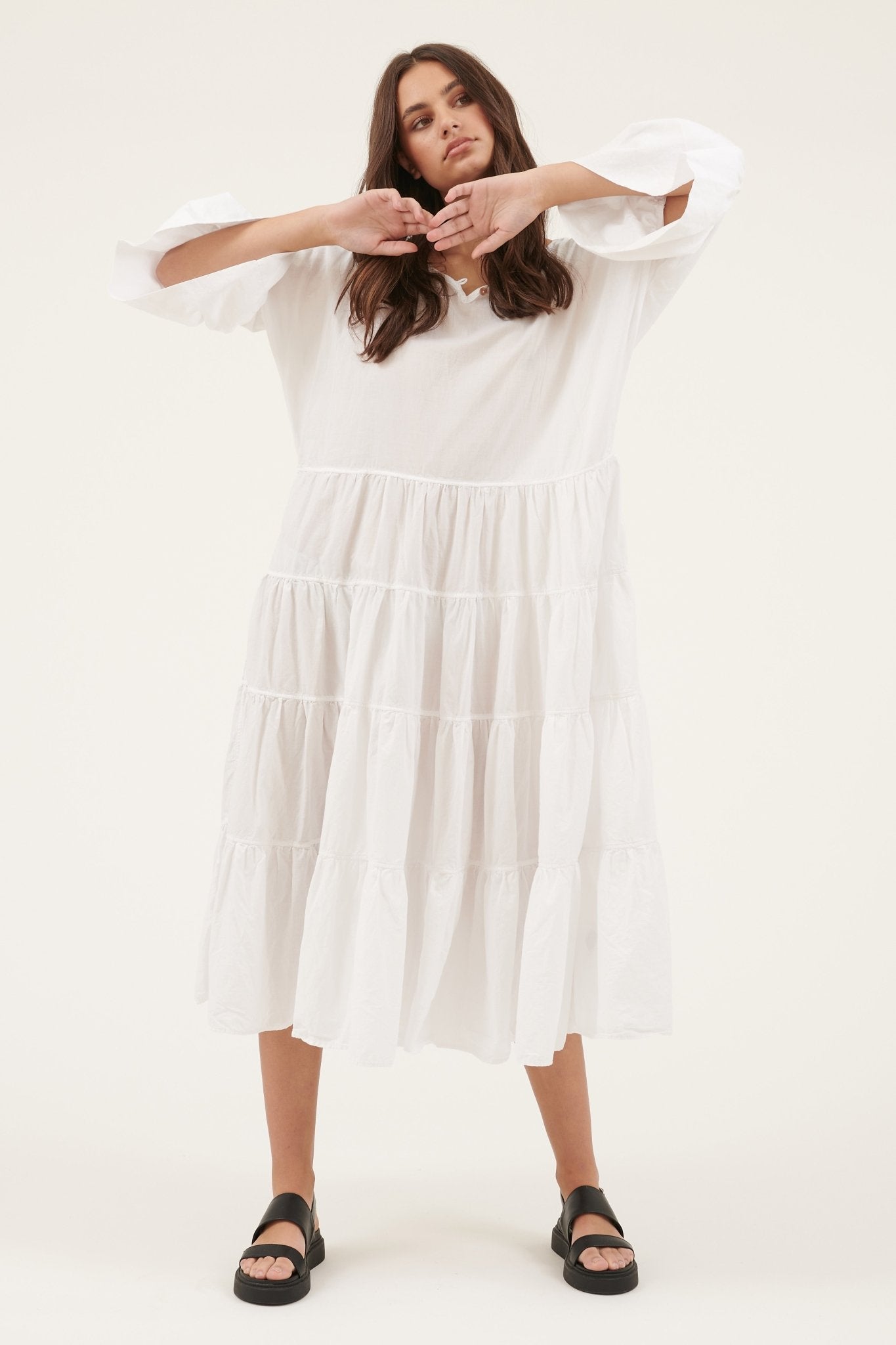 MOONSTAR DRESS - BLANC - FINAL SALE - Primness