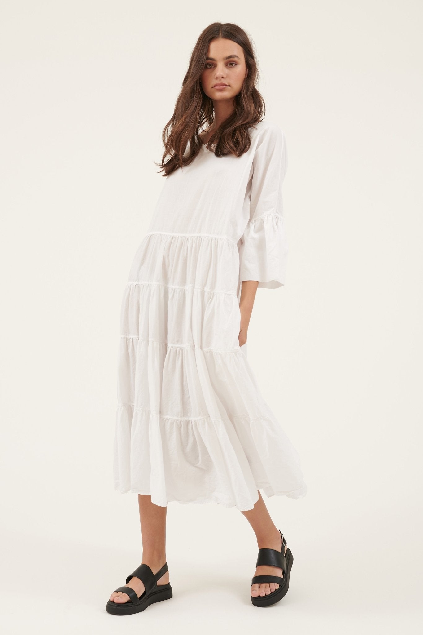 MOONSTAR DRESS - BLANC - FINAL SALE - Primness