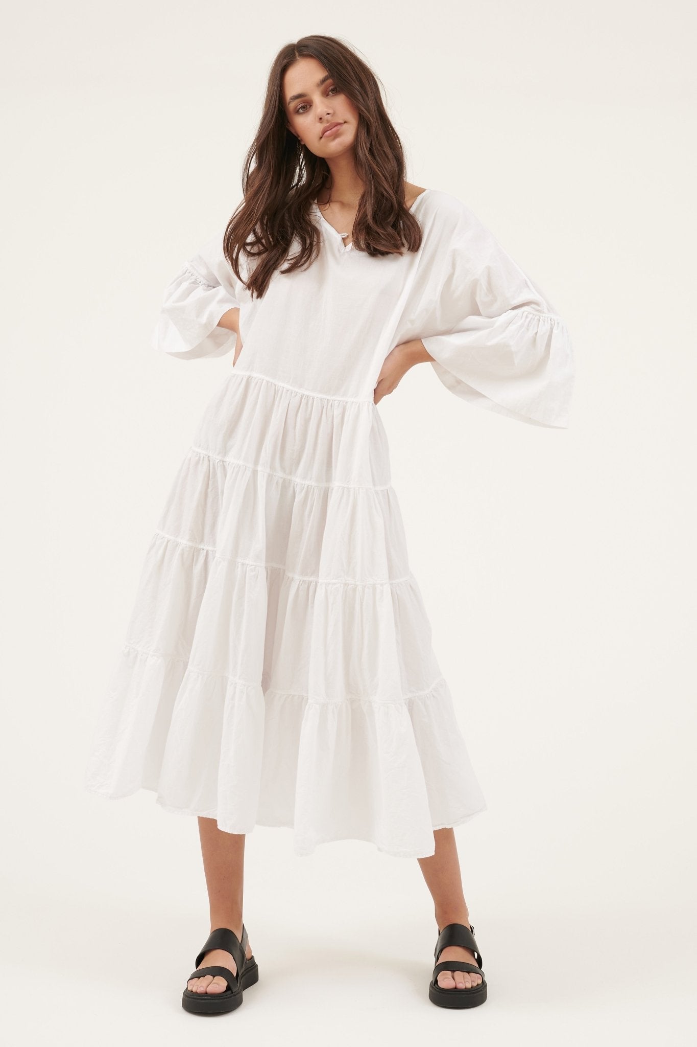 MOONSTAR DRESS - BLANC - FINAL SALE - Primness