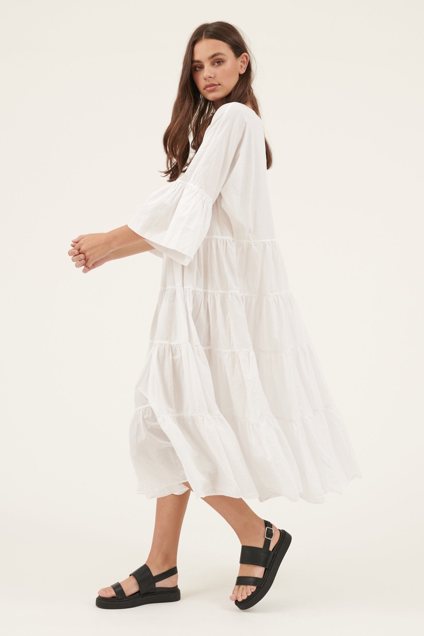 MOONSTAR DRESS - BLANC - FINAL SALE - Primness