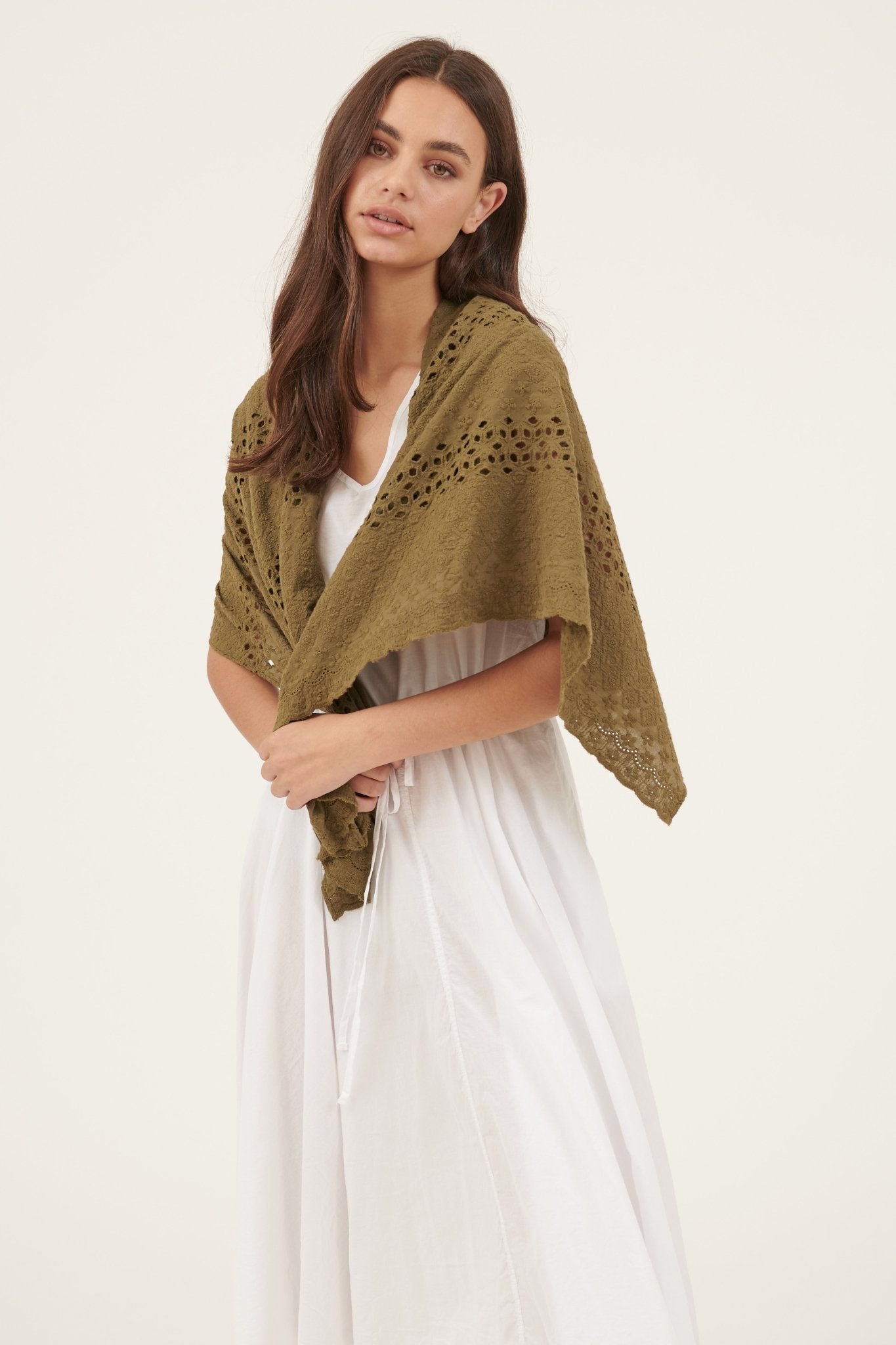 MOROCCO SCARF - KHAKI - FINAL SALE - Primness