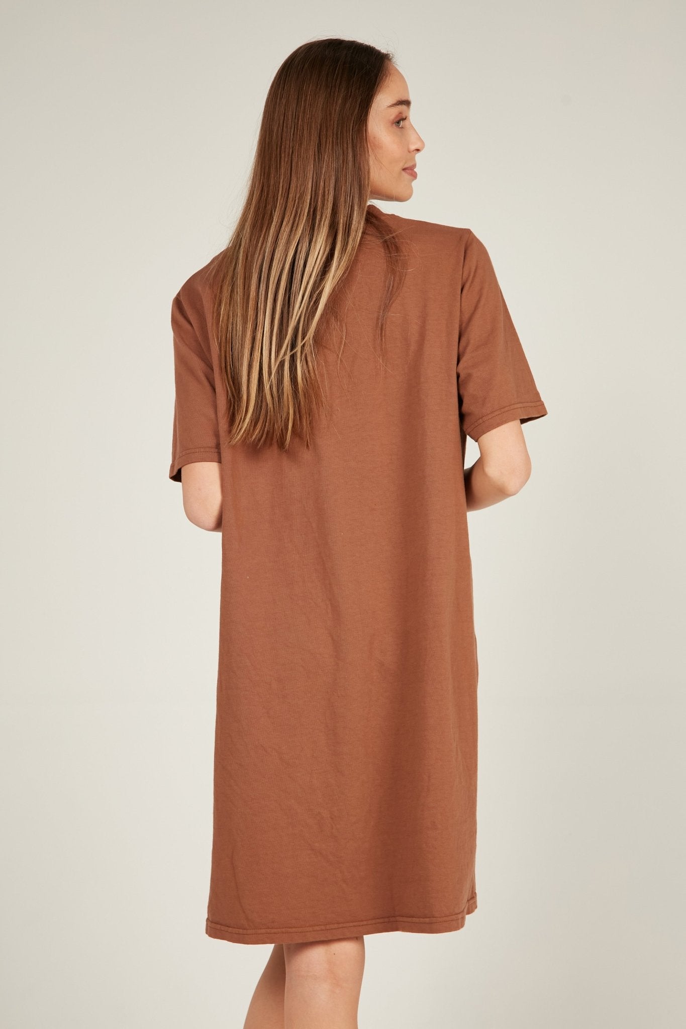 NUNA DRESS - COFFEE - Primness