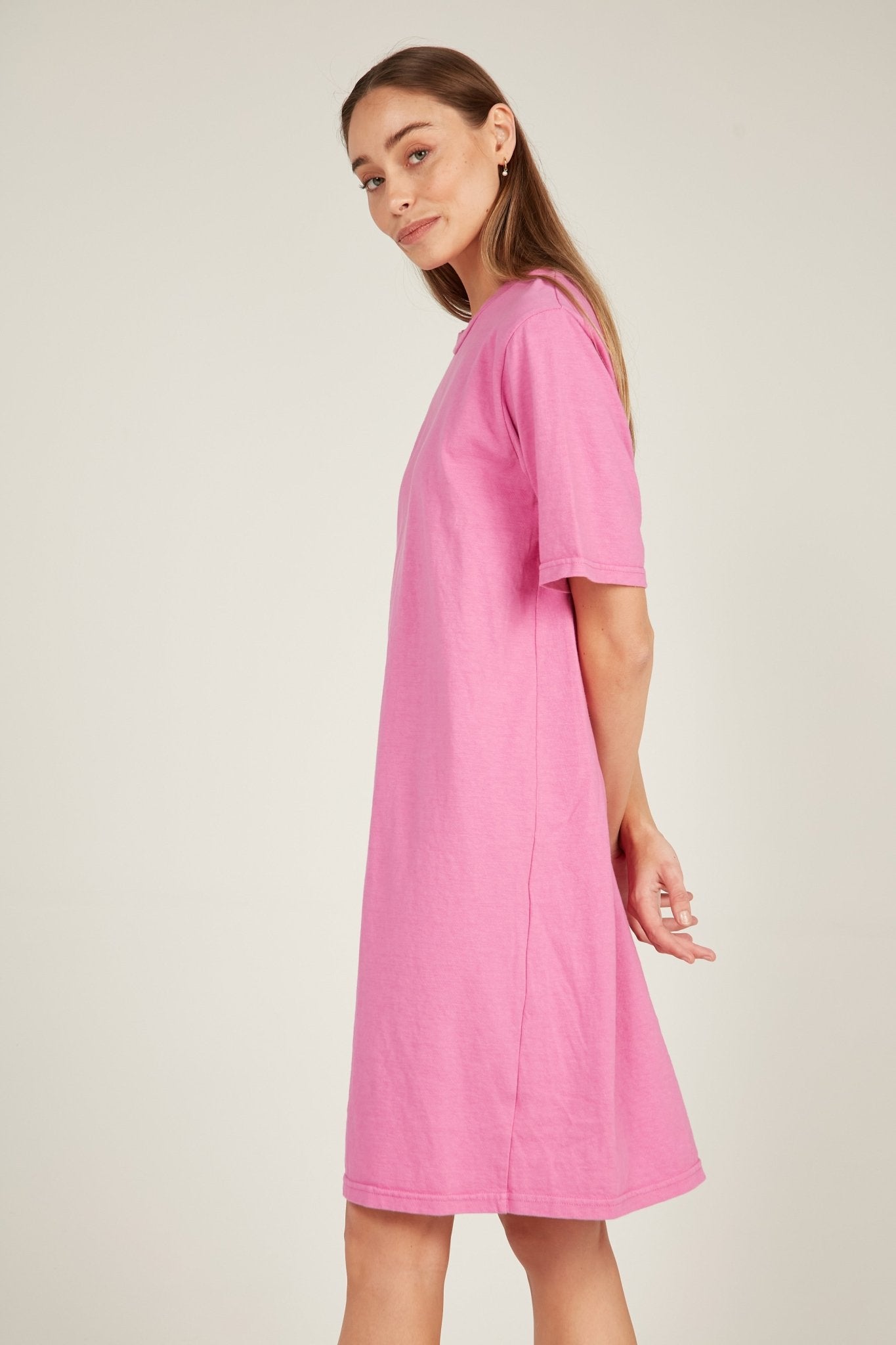 NUNA DRESS - FLAMINGO - Primness