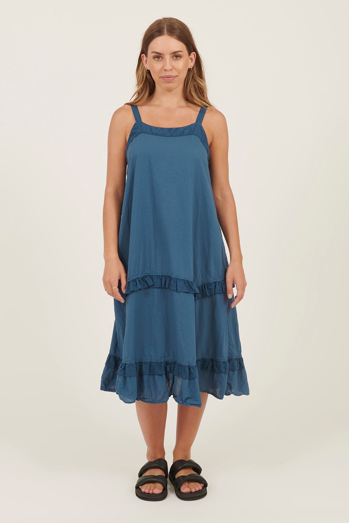 PADDOCK DRESS - NAVY - Primness