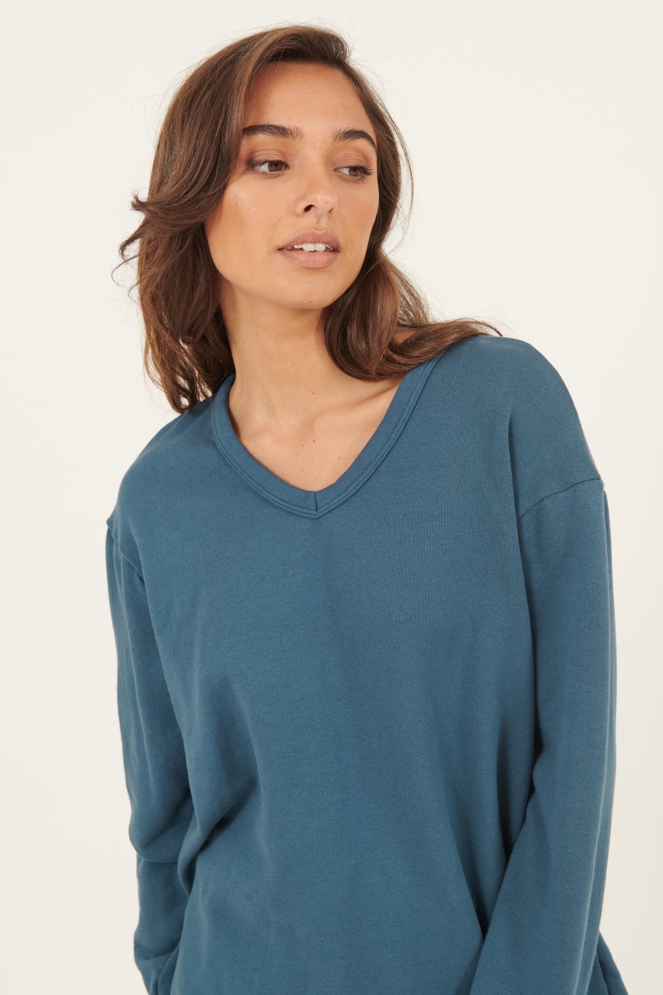 PERF V NECK - NAVY - Primness