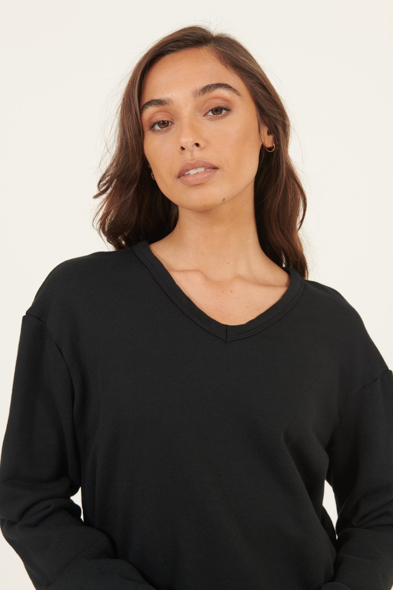 PERF V NECK - NOIR - Primness