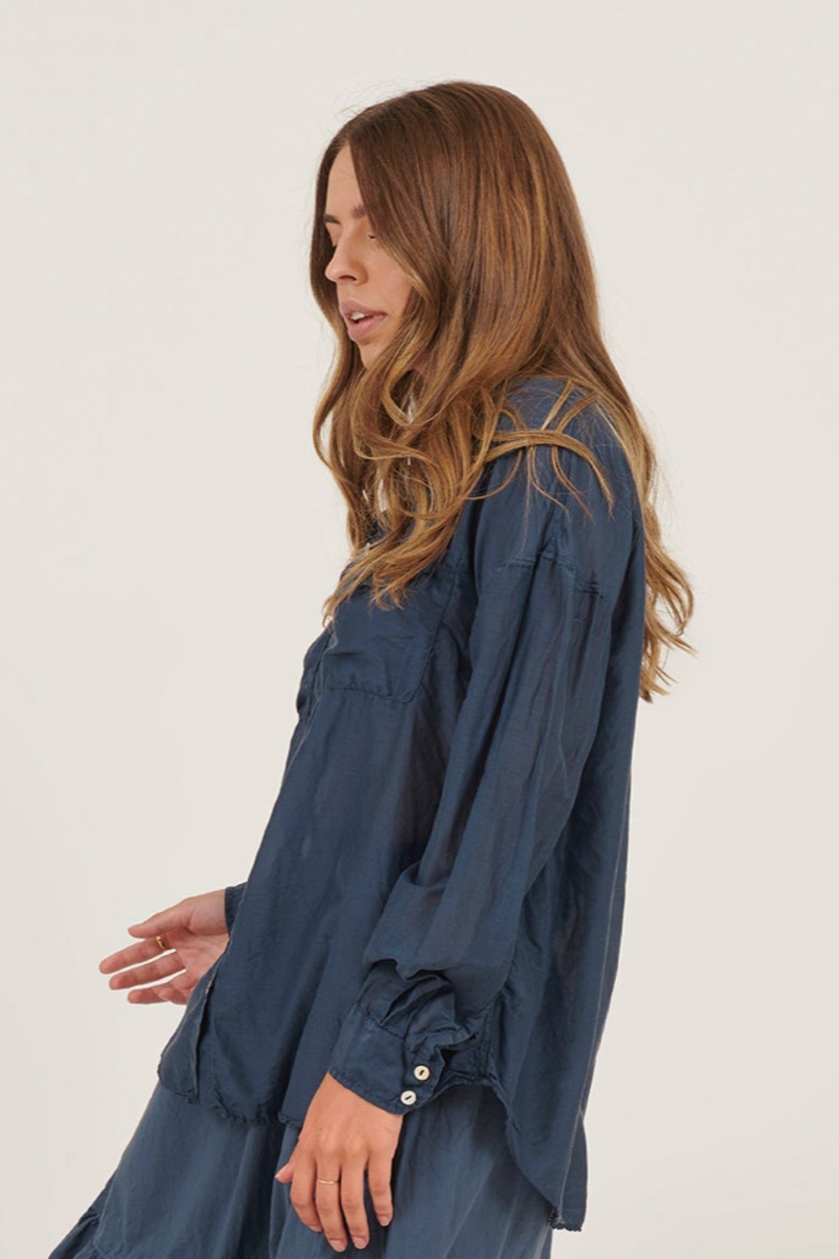 POCO SHIRT- DARK NAVY - Primness