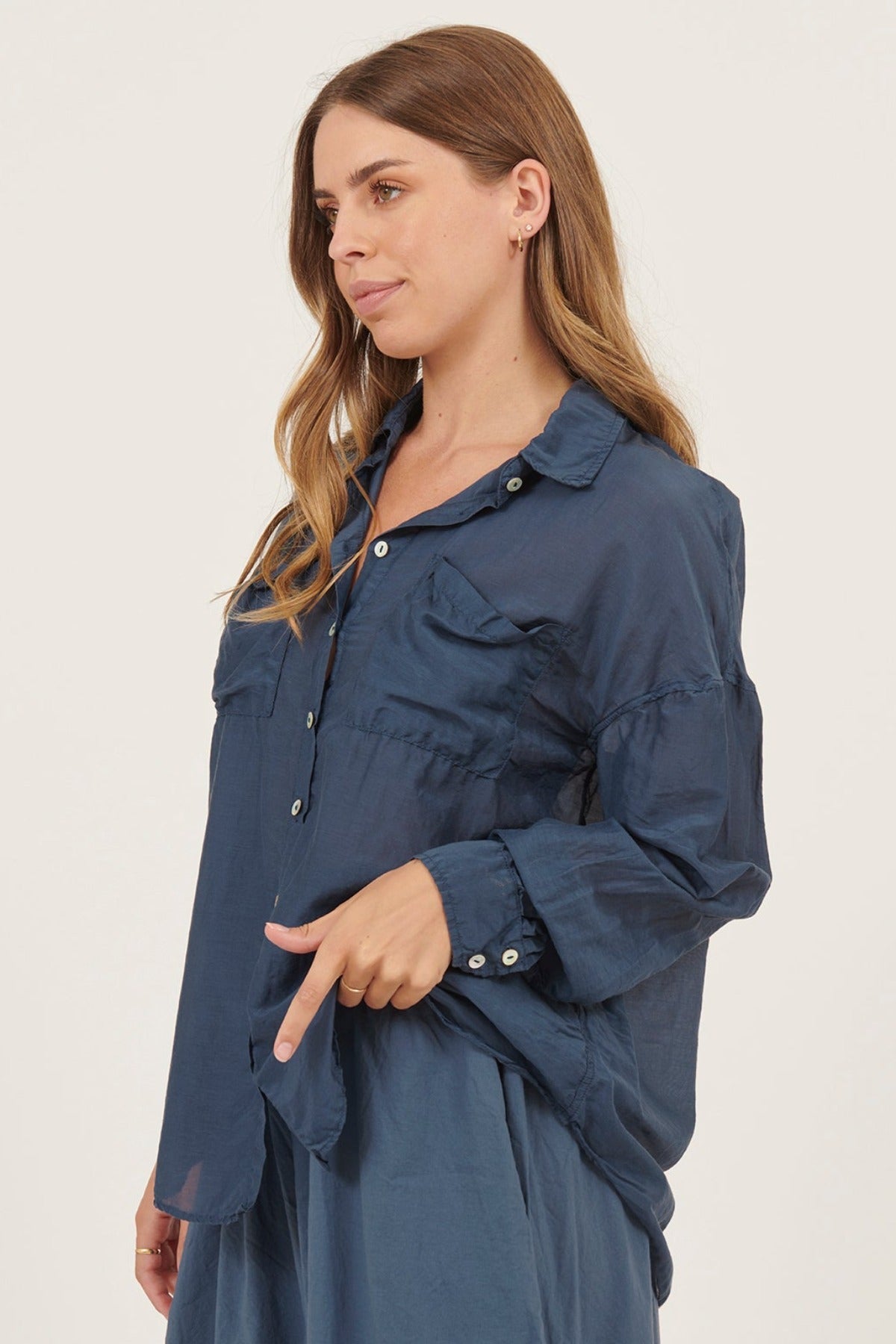 POCO SHIRT- DARK NAVY - Primness