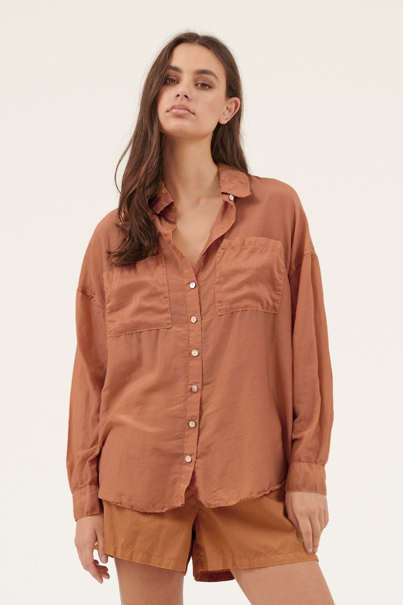 POCO SHIRT - TAWNY - Primness