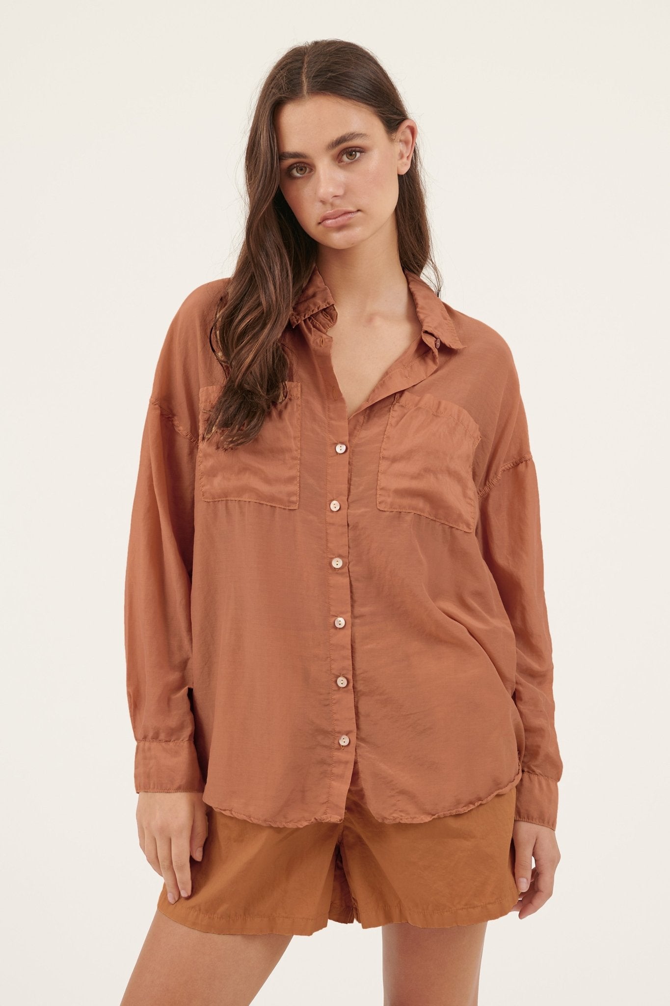 POCO SHIRT - TAWNY - Primness